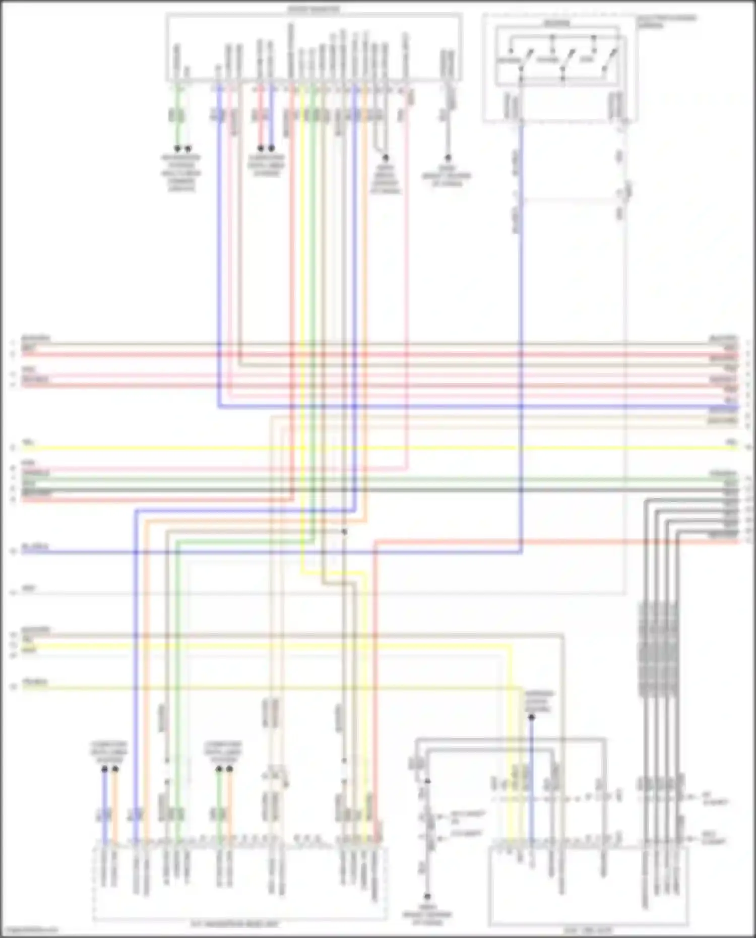 G80 Genesis I (2016-2020): Navigation circuit, avn standard w/o jbl (2 of 5)