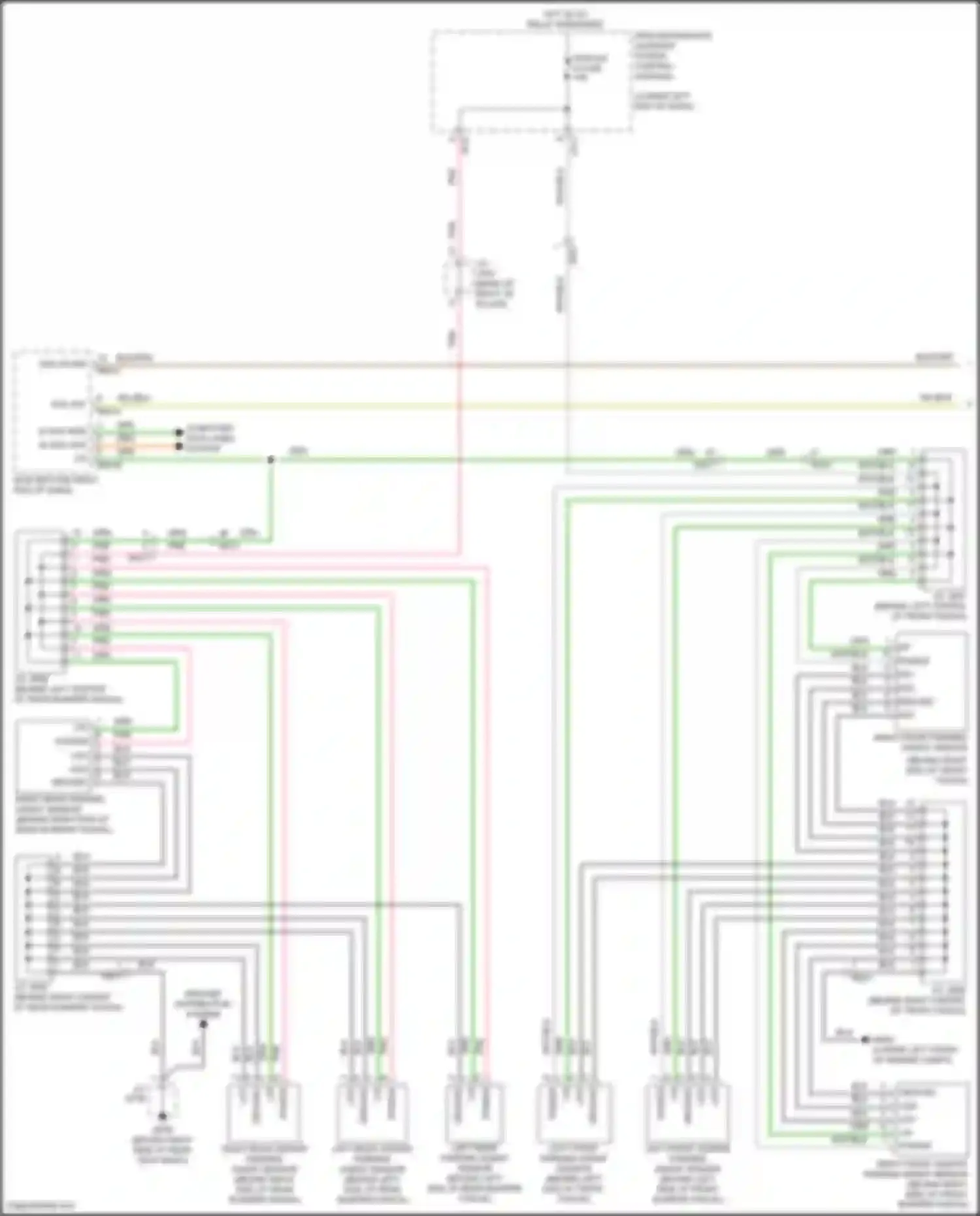 G80 Genesis I (2016-2020): Parking assistant circuit (1 of 2)