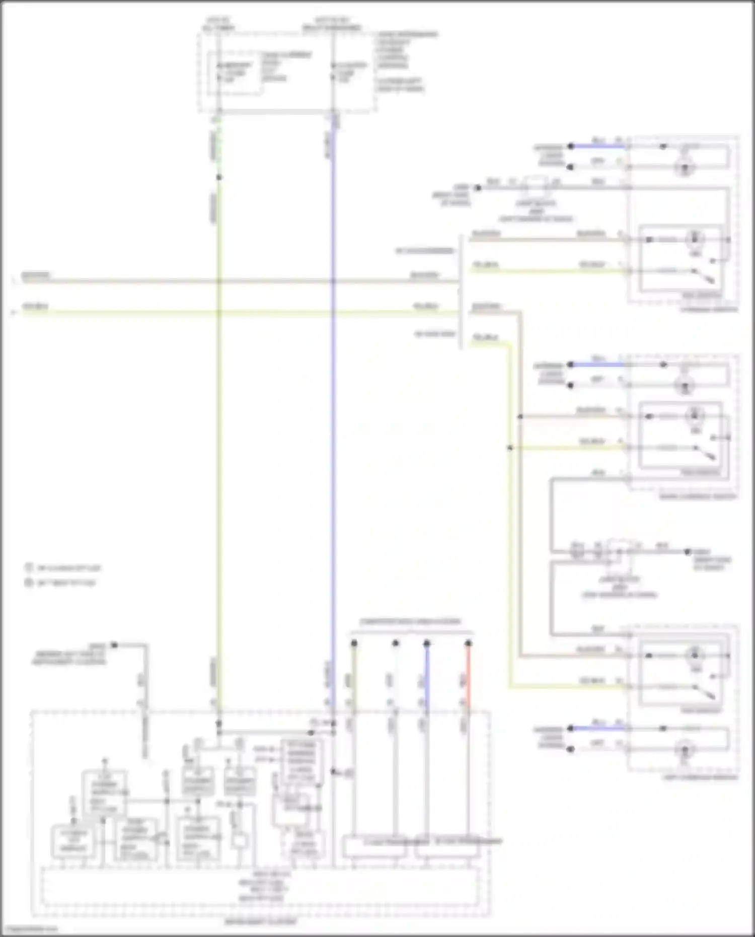 G80 Genesis I (2016-2020): Parking assistant circuit (2 of 2)