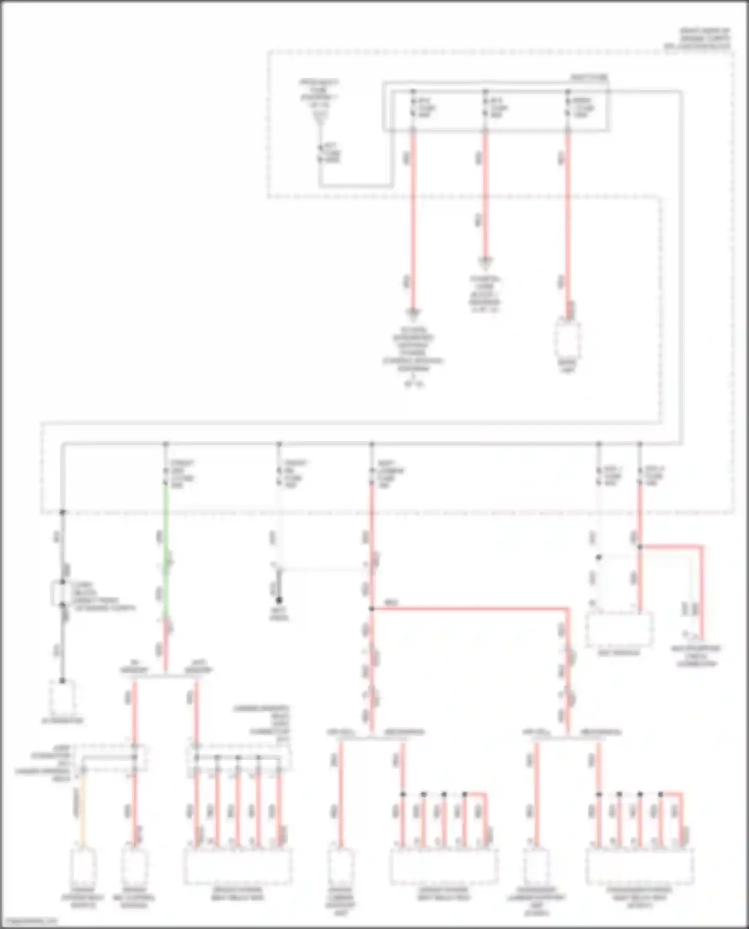 G80 Genesis I (2016-2020): Power distribution circuit (2 of 13)