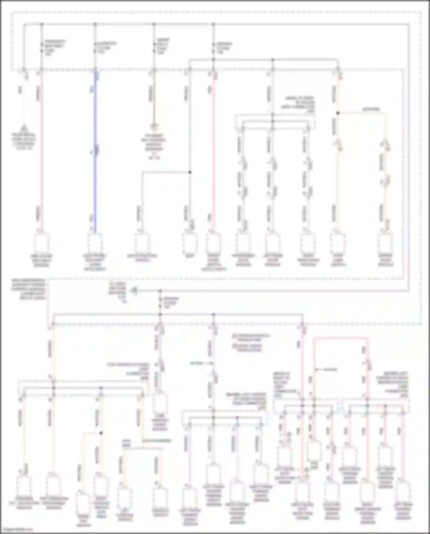 G80 Genesis I (2016-2020): Power distribution circuit (3 of 13)