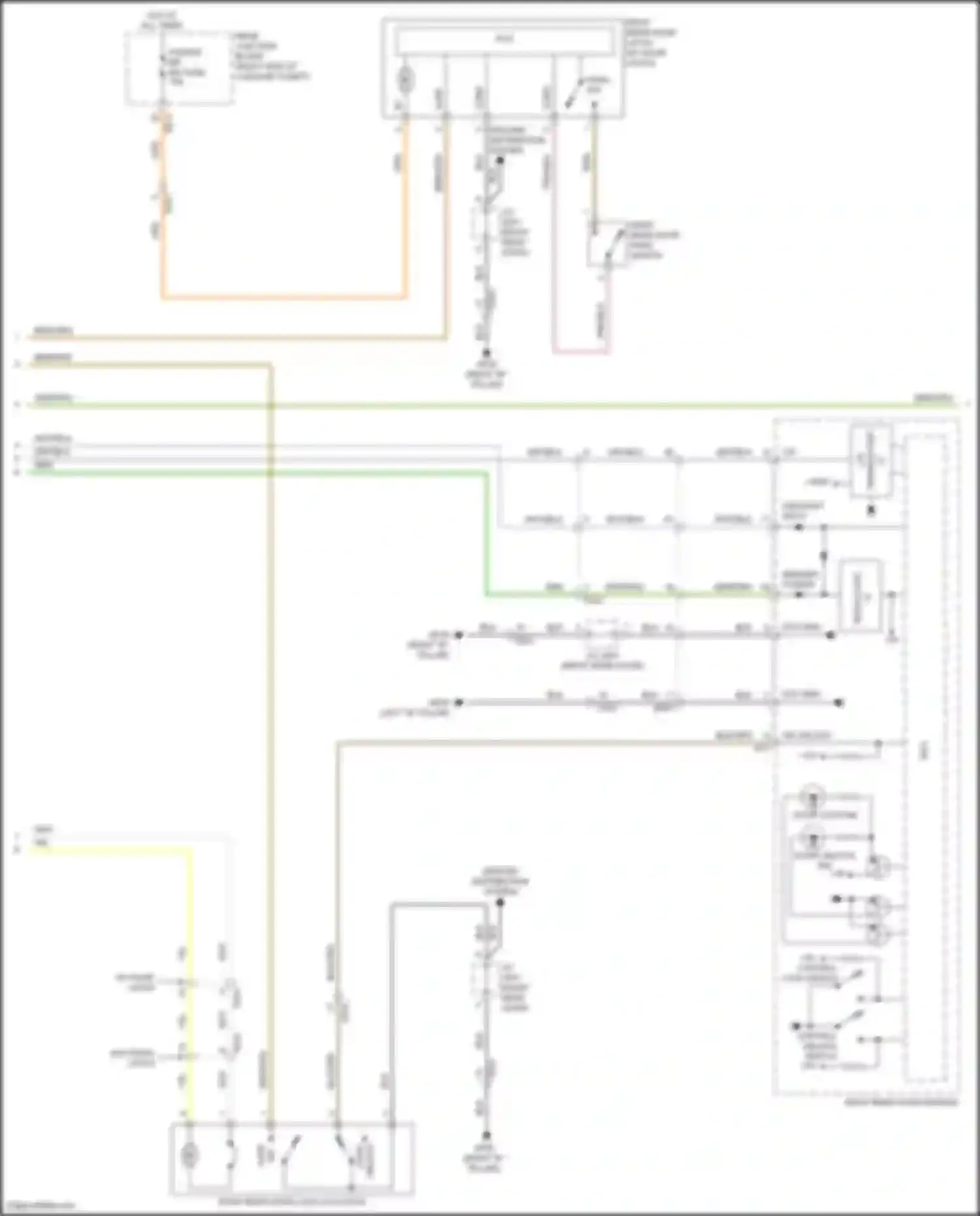 G80 Genesis I (2016-2020): Power door locks circuit (4 of 5)