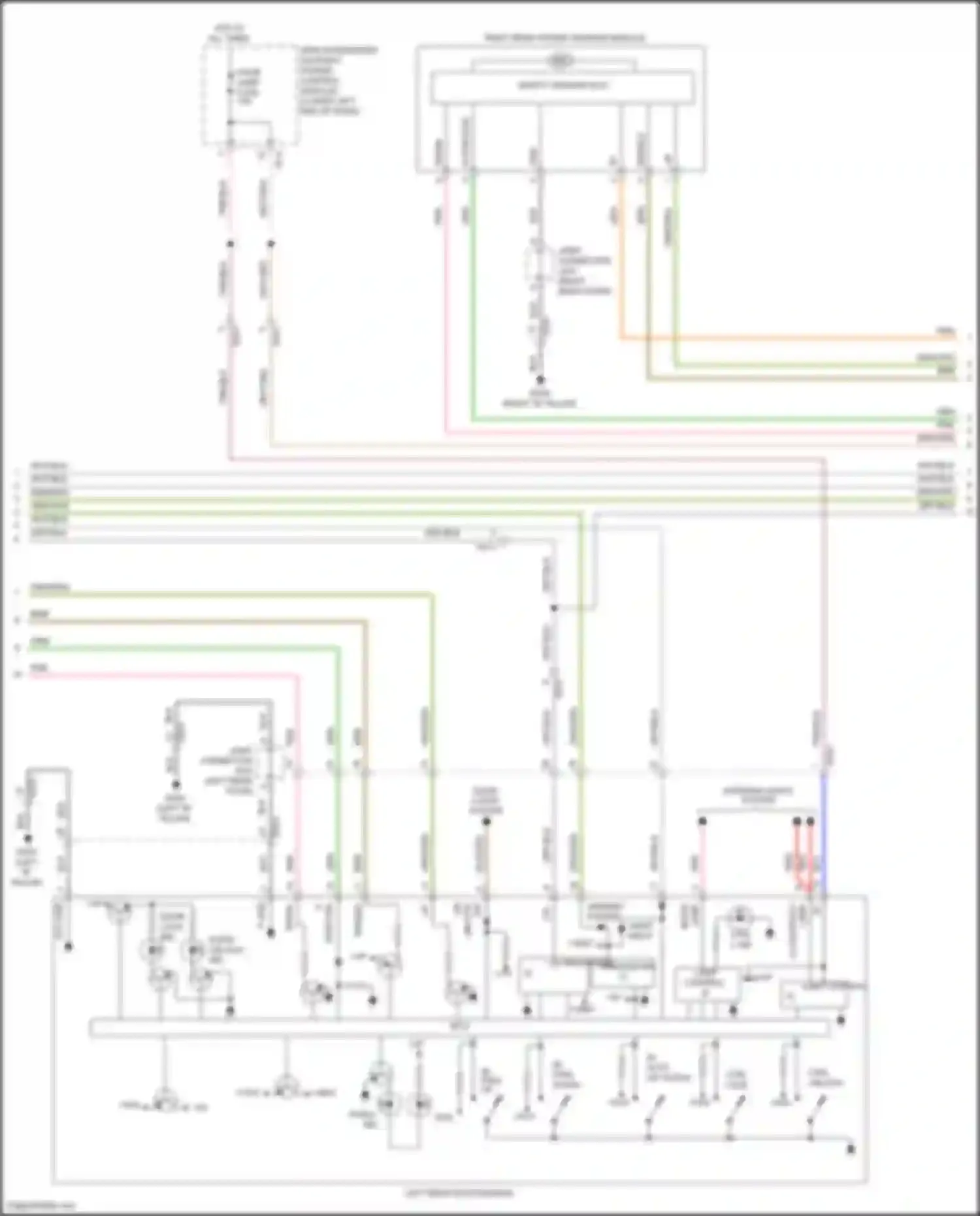 G80 Genesis I (2016-2020): Power windows circuit (2 of 4)