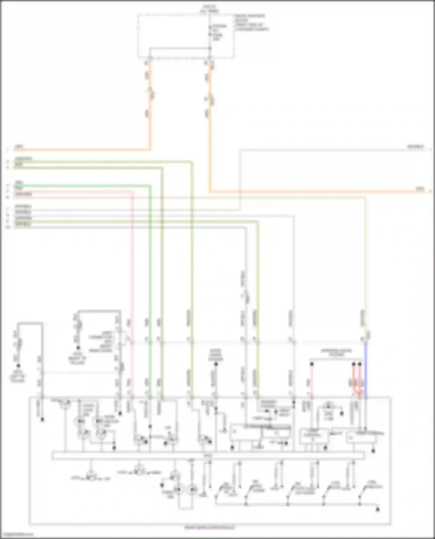 G80 Genesis I (2016-2020): Power windows circuit (3 of 4)