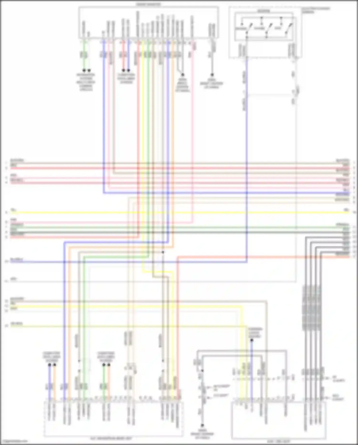 G80 Genesis I (2016-2020): Radio circuit, avn standard w/o jbl (2 of 5)