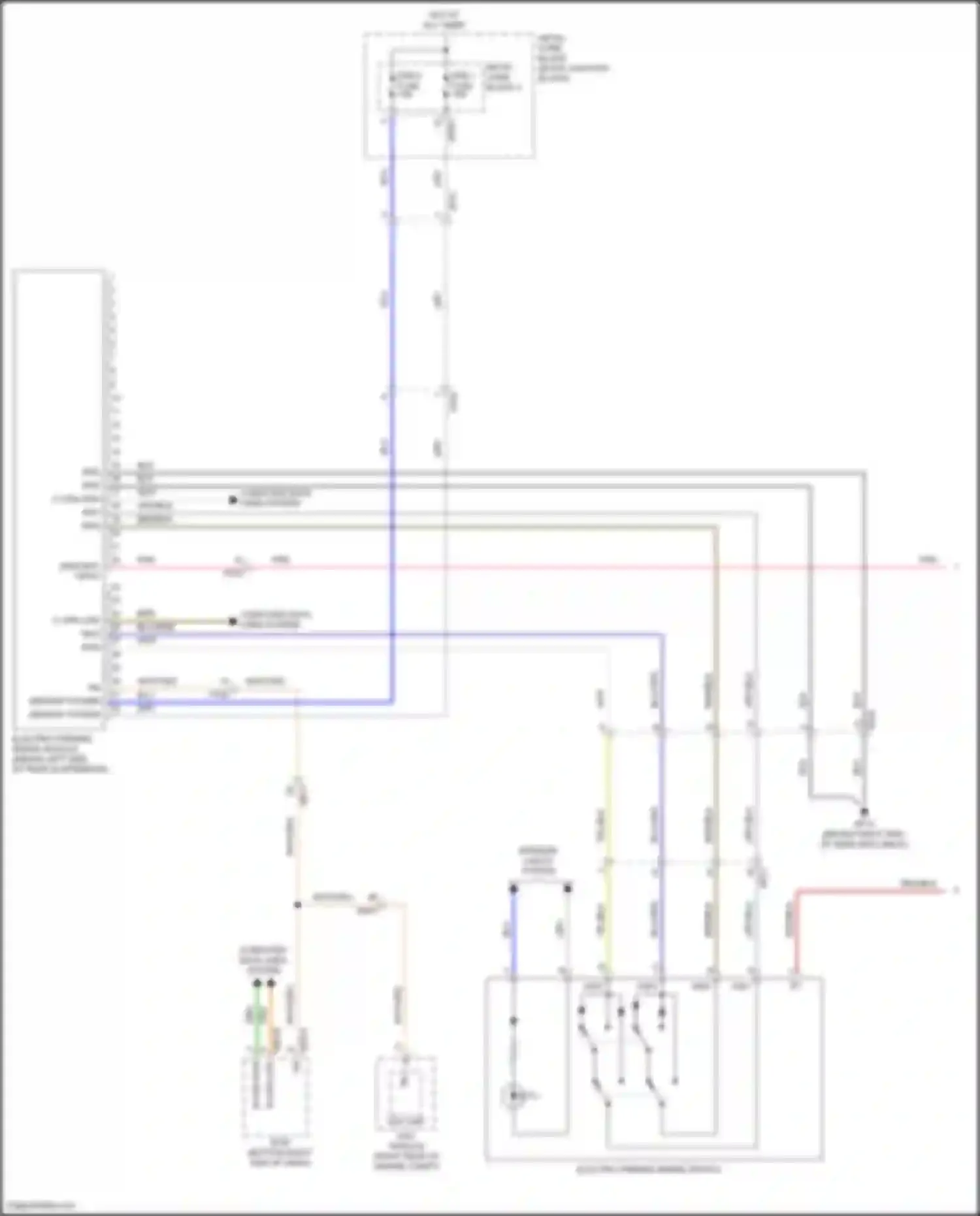 G80 Genesis I (2016-2020): Electric parking brake circuit (1 of 2)