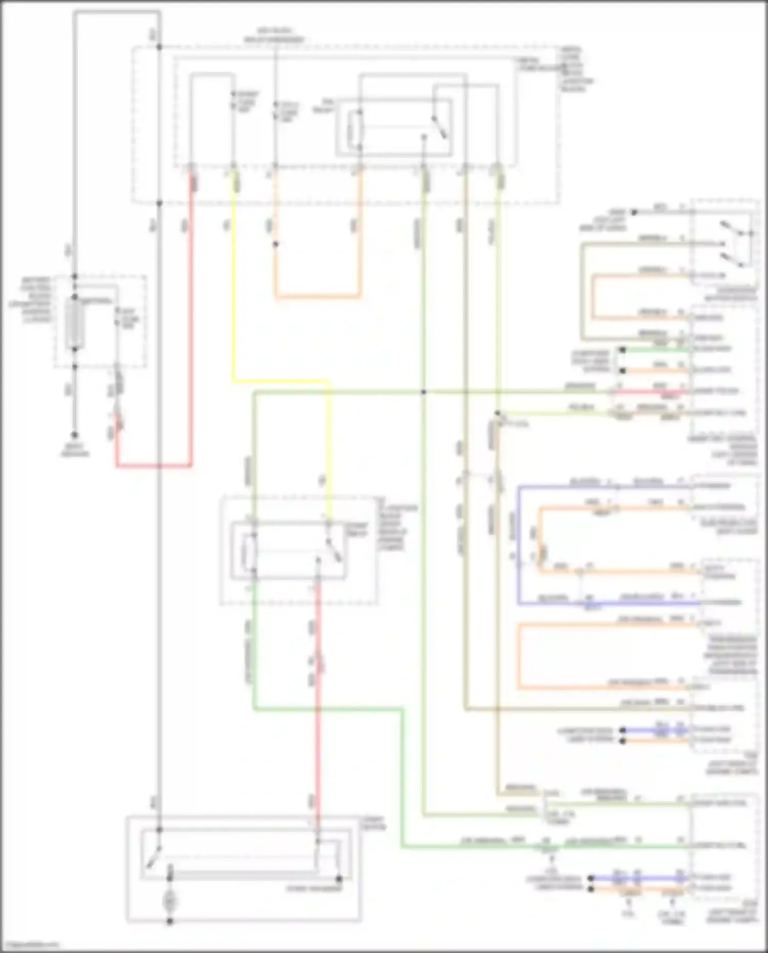 G80 Genesis I (2016-2020): Starting circuit, w/ e-shift