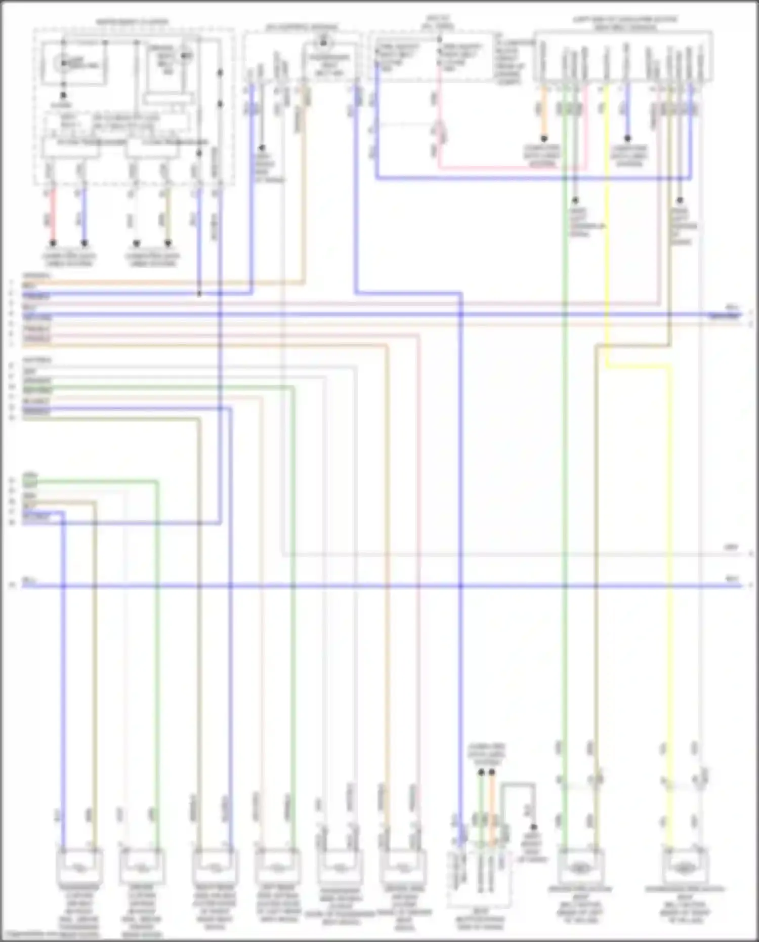 G80 Genesis I (2016-2020): Supplemental restraints circuit (2 of 3)
