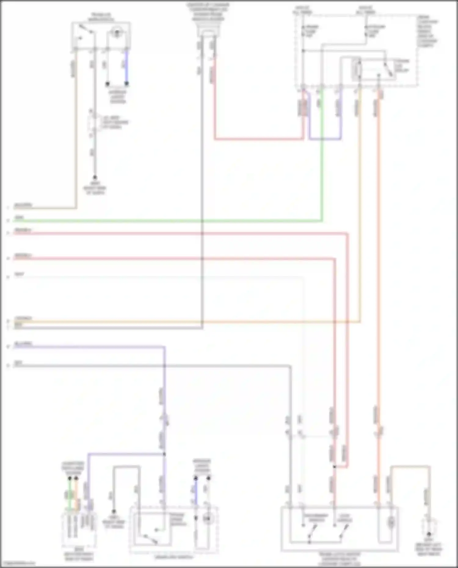 G80 Genesis I (2016-2020): Power tailgate circuit (2 of 2)
