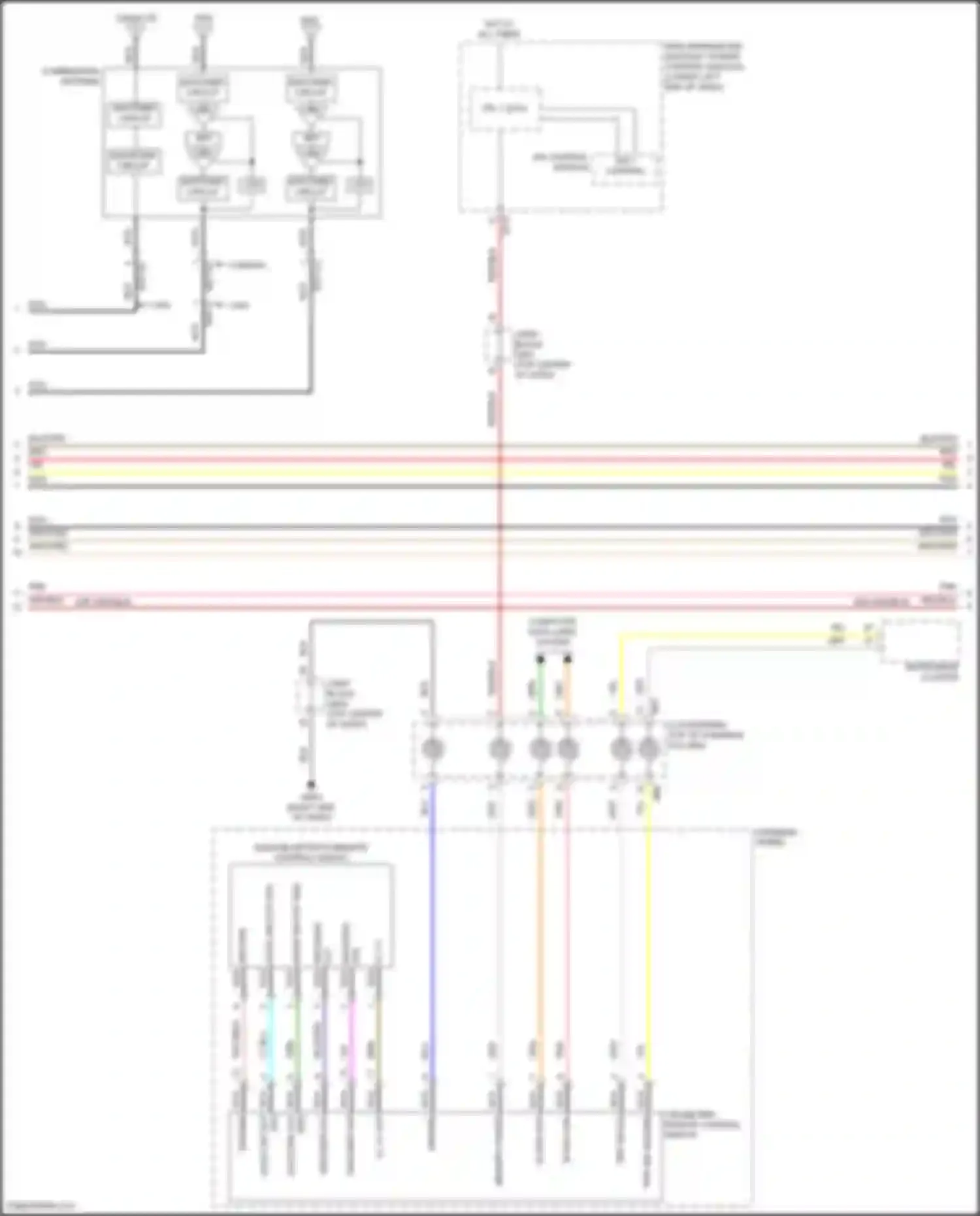 Wiring diagram audio sw out for Genesis G80 I (2016-2020) (1 of 6)