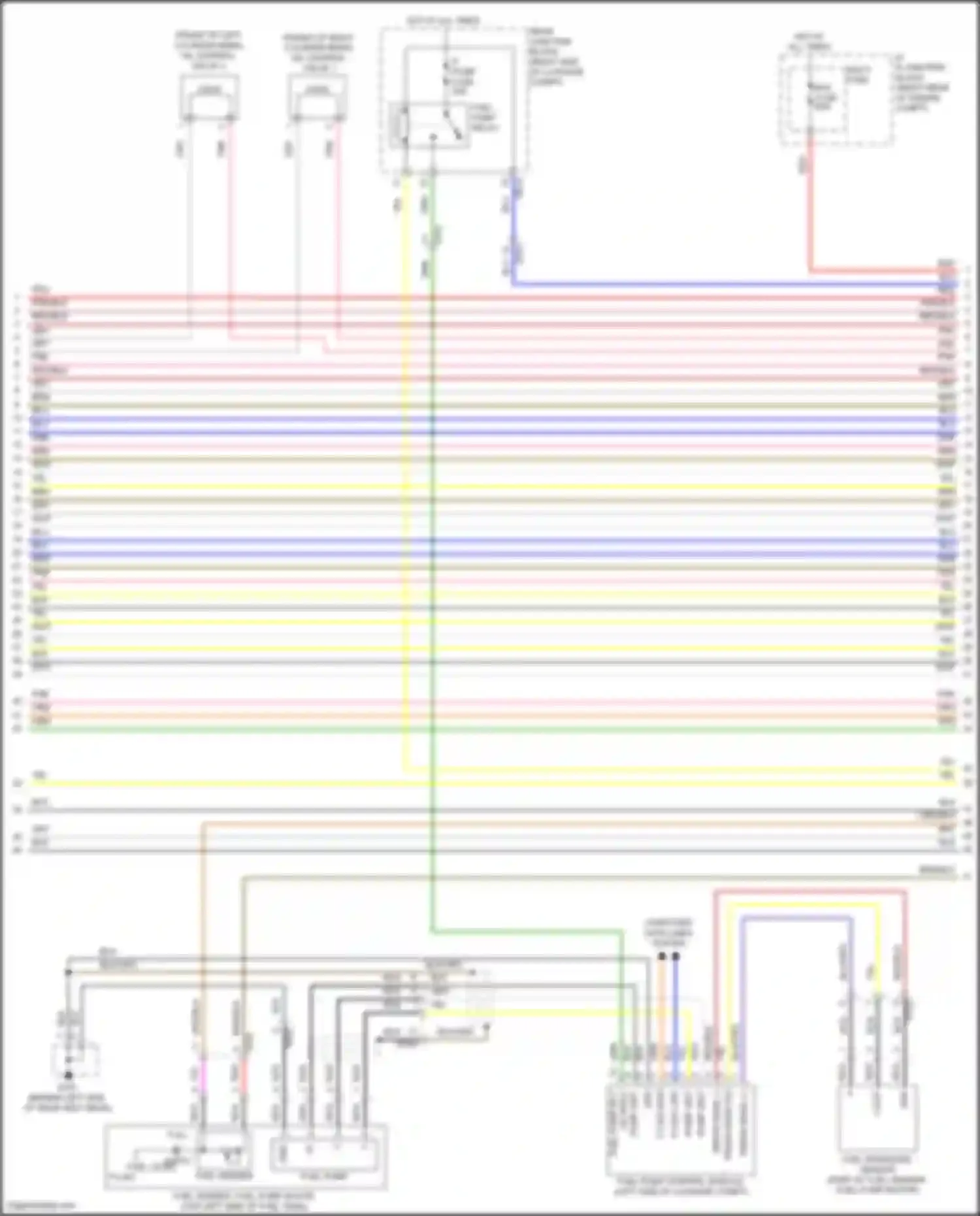Wiring diagram b+6 fuse for Genesis G80 I (2016-2020) (3 of 3)