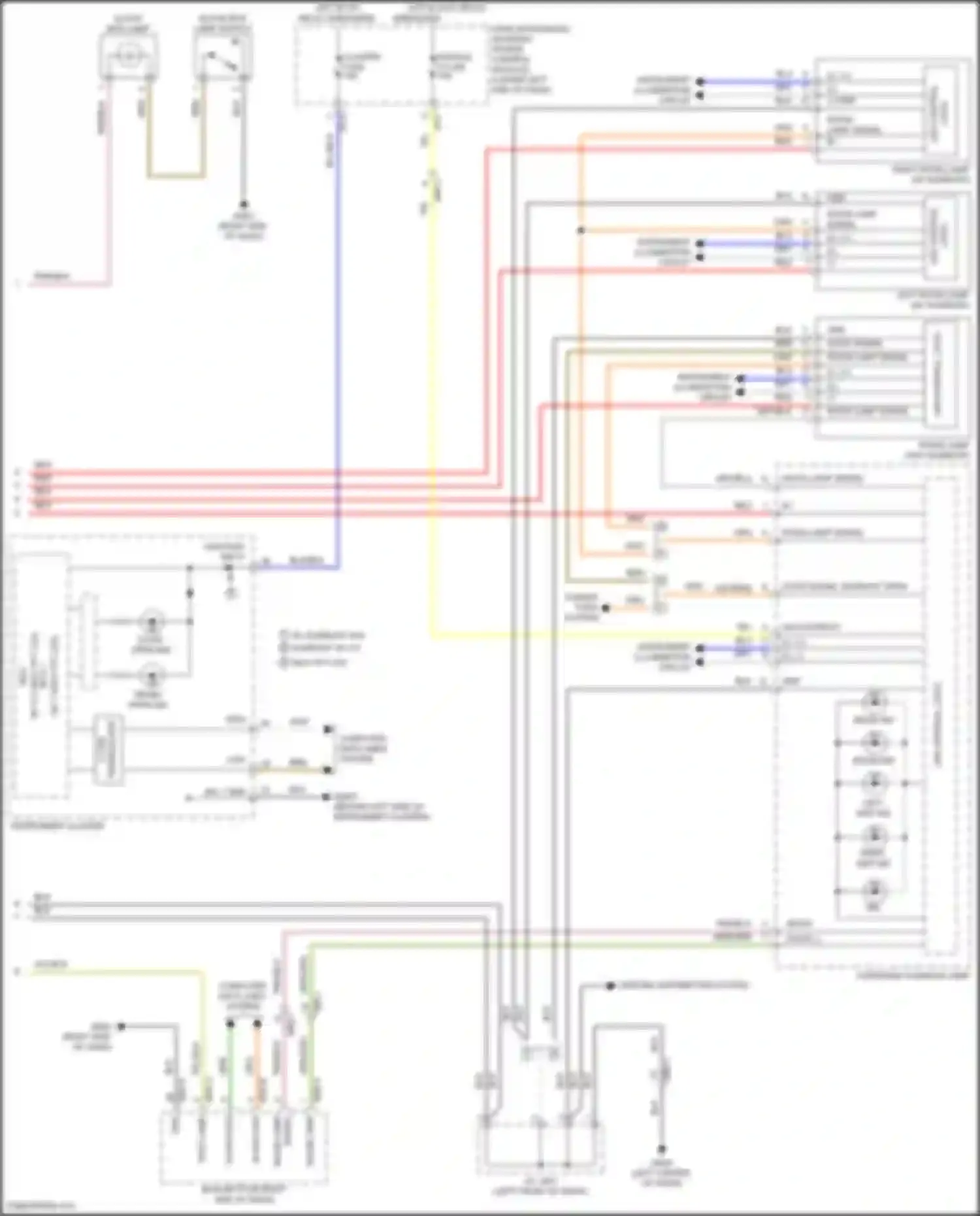 Wiring diagram blu/blk for Genesis G80 I (2016-2020) (11 of 105)