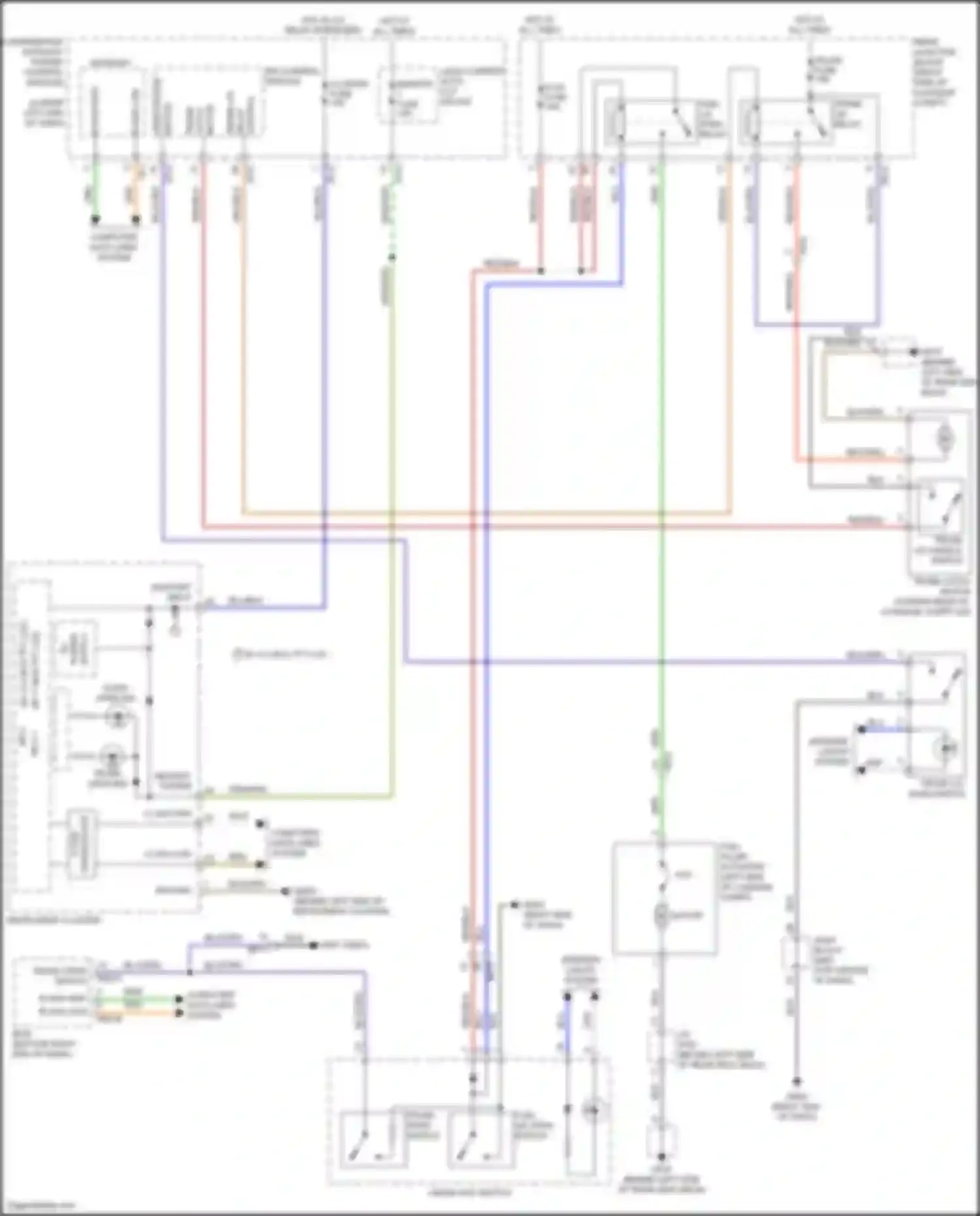 Wiring diagram c-can high for Genesis G80 I (2016-2020) (20 of 24)