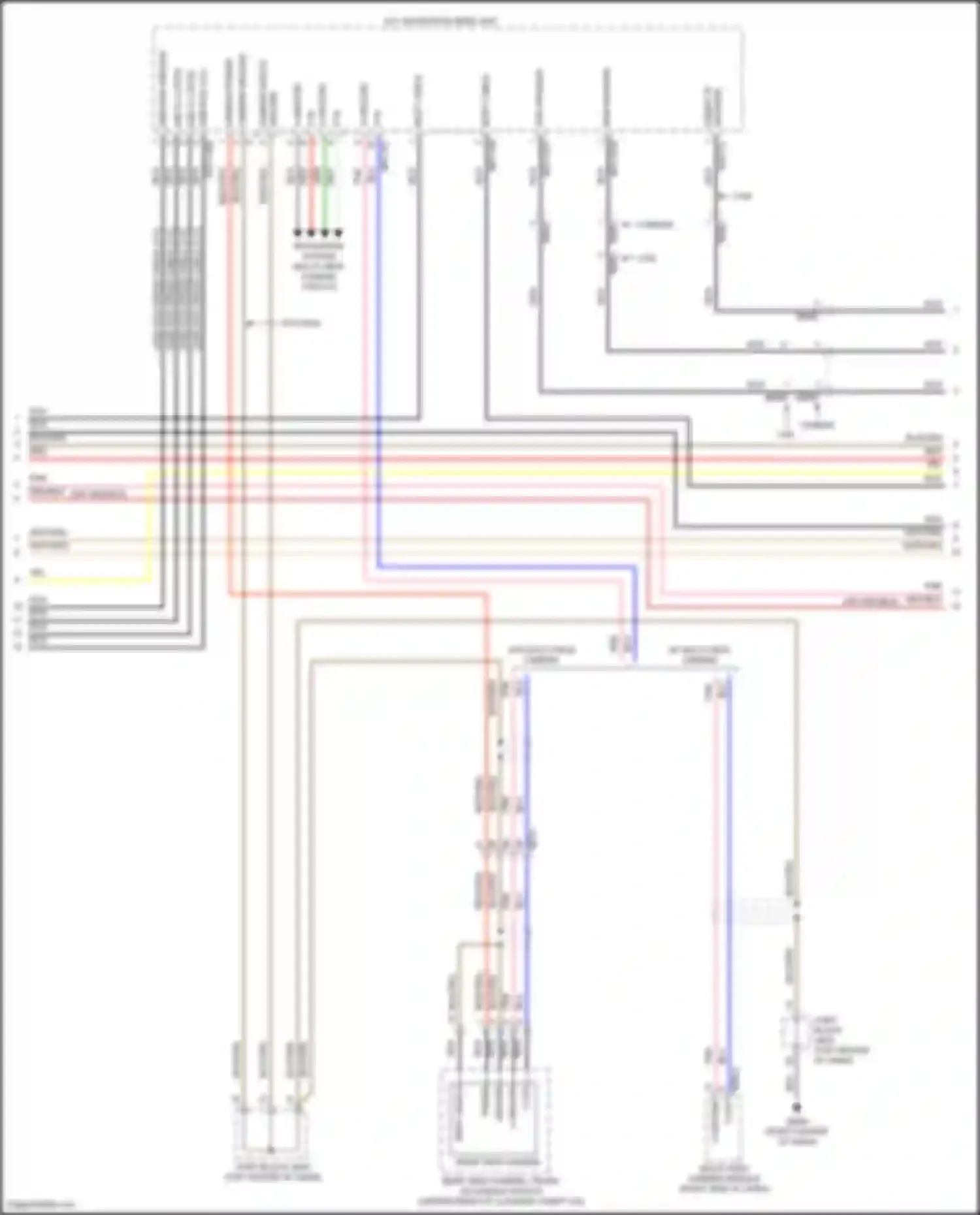 Wiring diagram camera power for Genesis G80 I (2016-2020) (1 of 8)