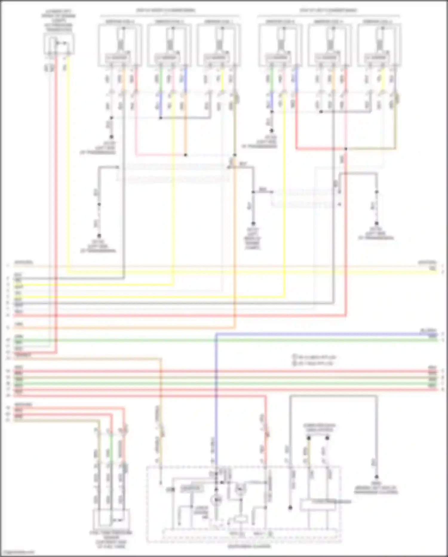 Wiring diagram check engine ind for Genesis G80 I (2016-2020) (2 of 3)
