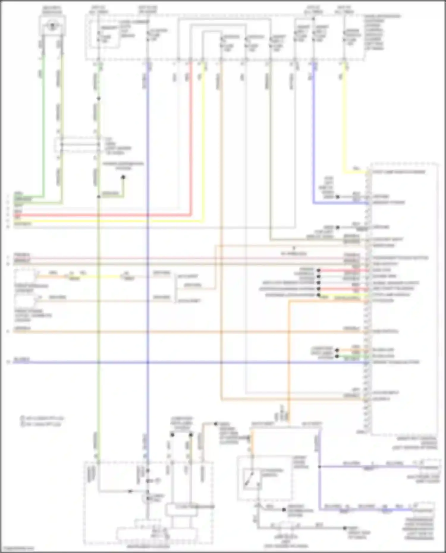 Wiring diagram cluster fuse for Genesis G80 I (2016-2020) (18 of 32)