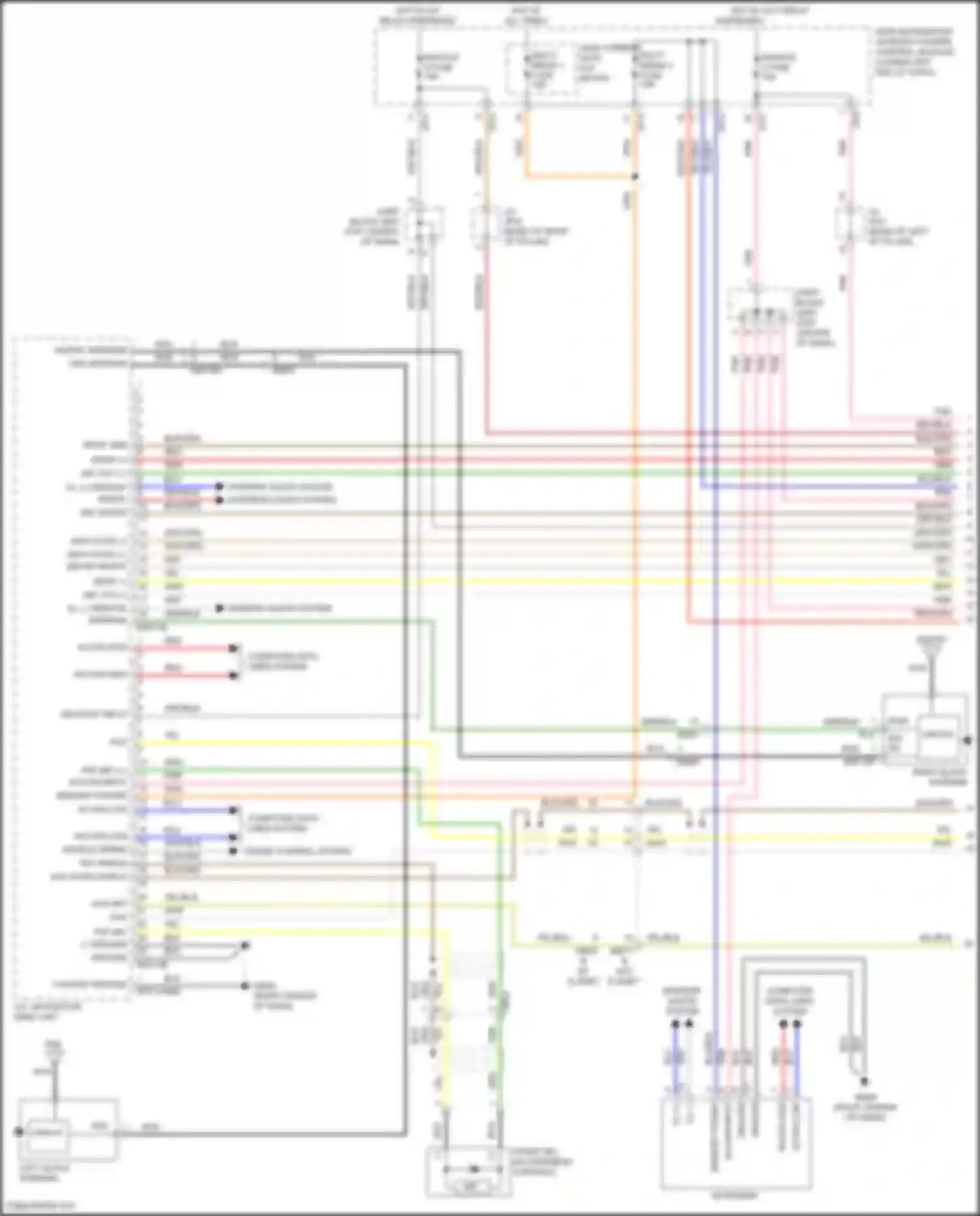Wiring diagram cruise control system for Genesis G80 I (2016-2020) (3 of 12)