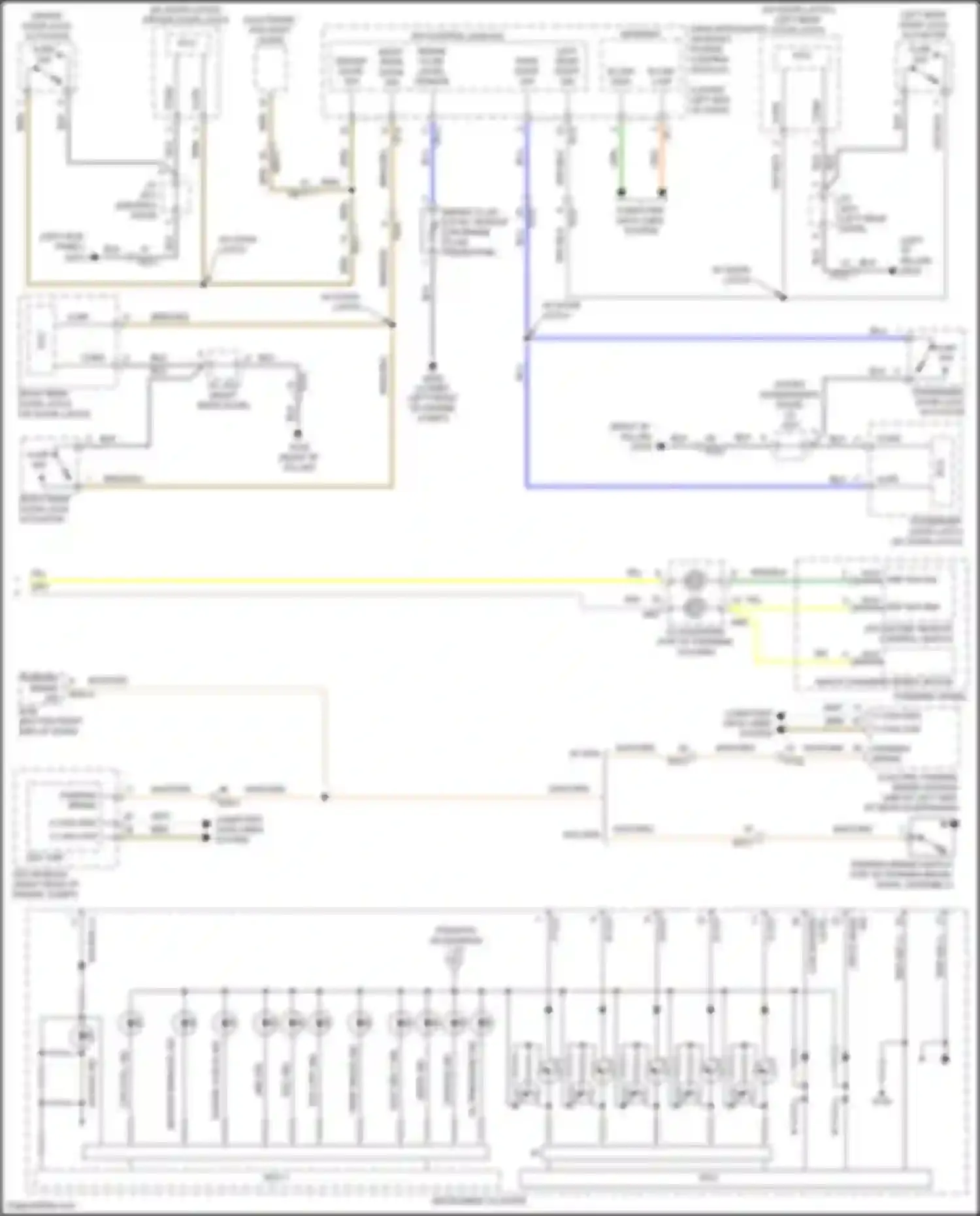 Wiring diagram cruise/trip remote control switch for Genesis G80 I (2016-2020) (2 of 13)