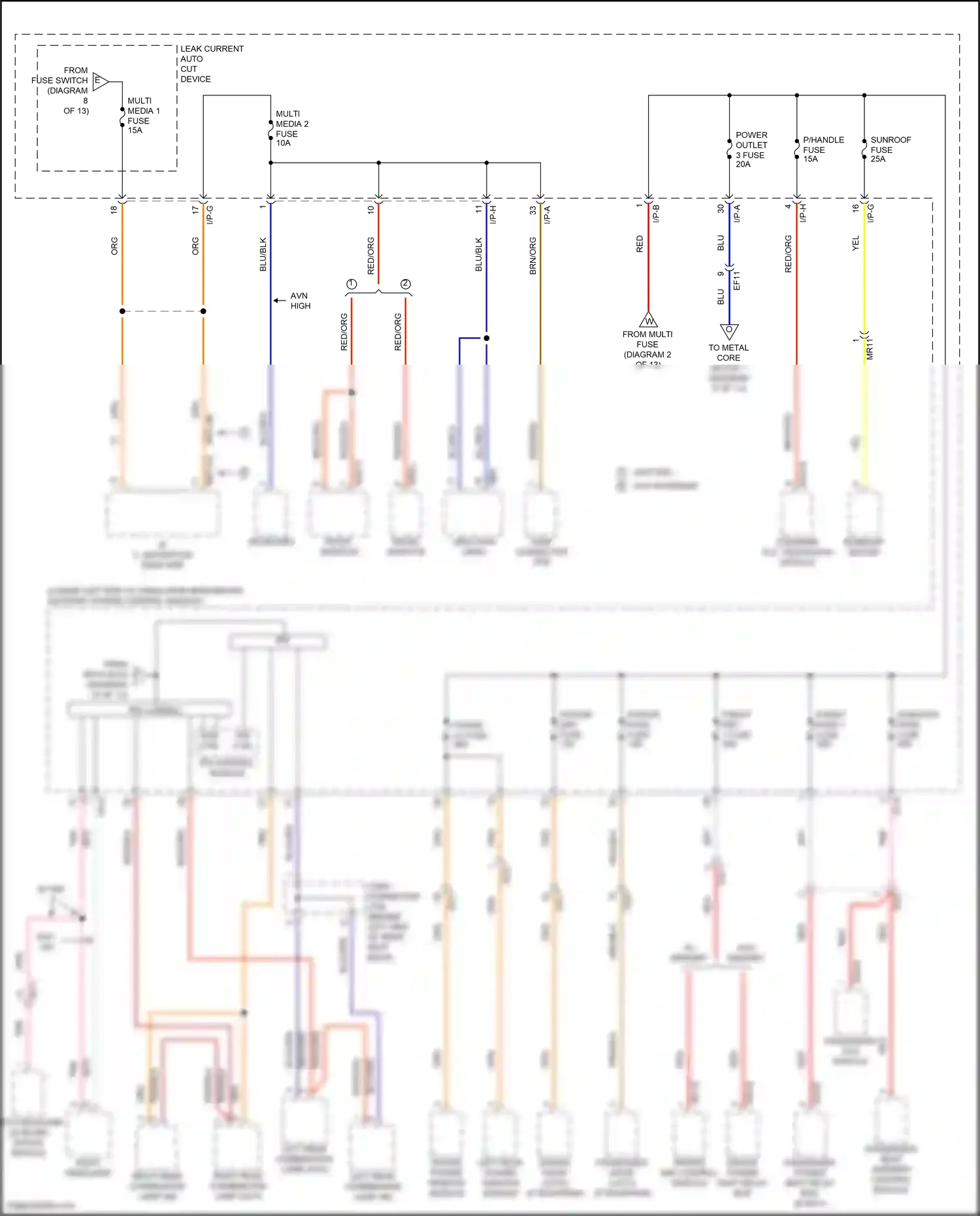 Genesis G80 I (2016-2020) ctrl wiring diagram  (2 of 2)