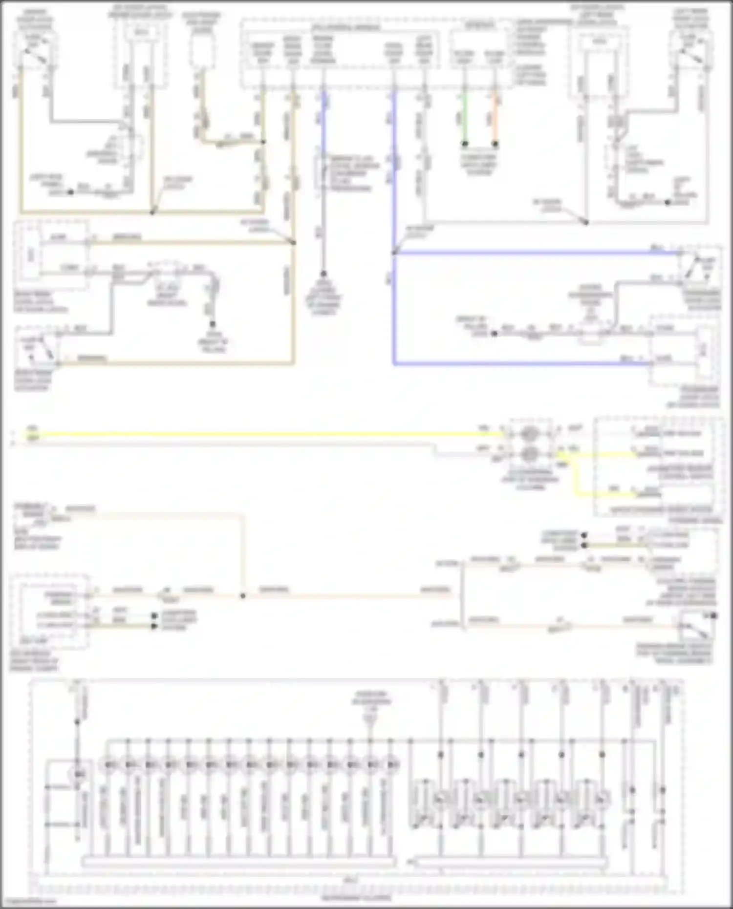Wiring diagram d out for Genesis G80 I (2016-2020) (2 of 3)