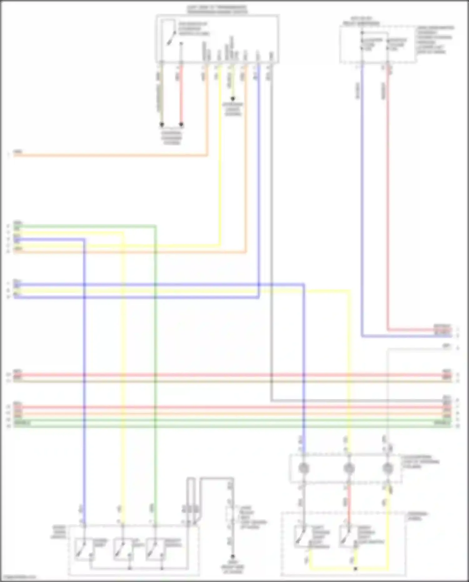 Wiring diagram down shift for Genesis G80 I (2016-2020) (2 of 3)