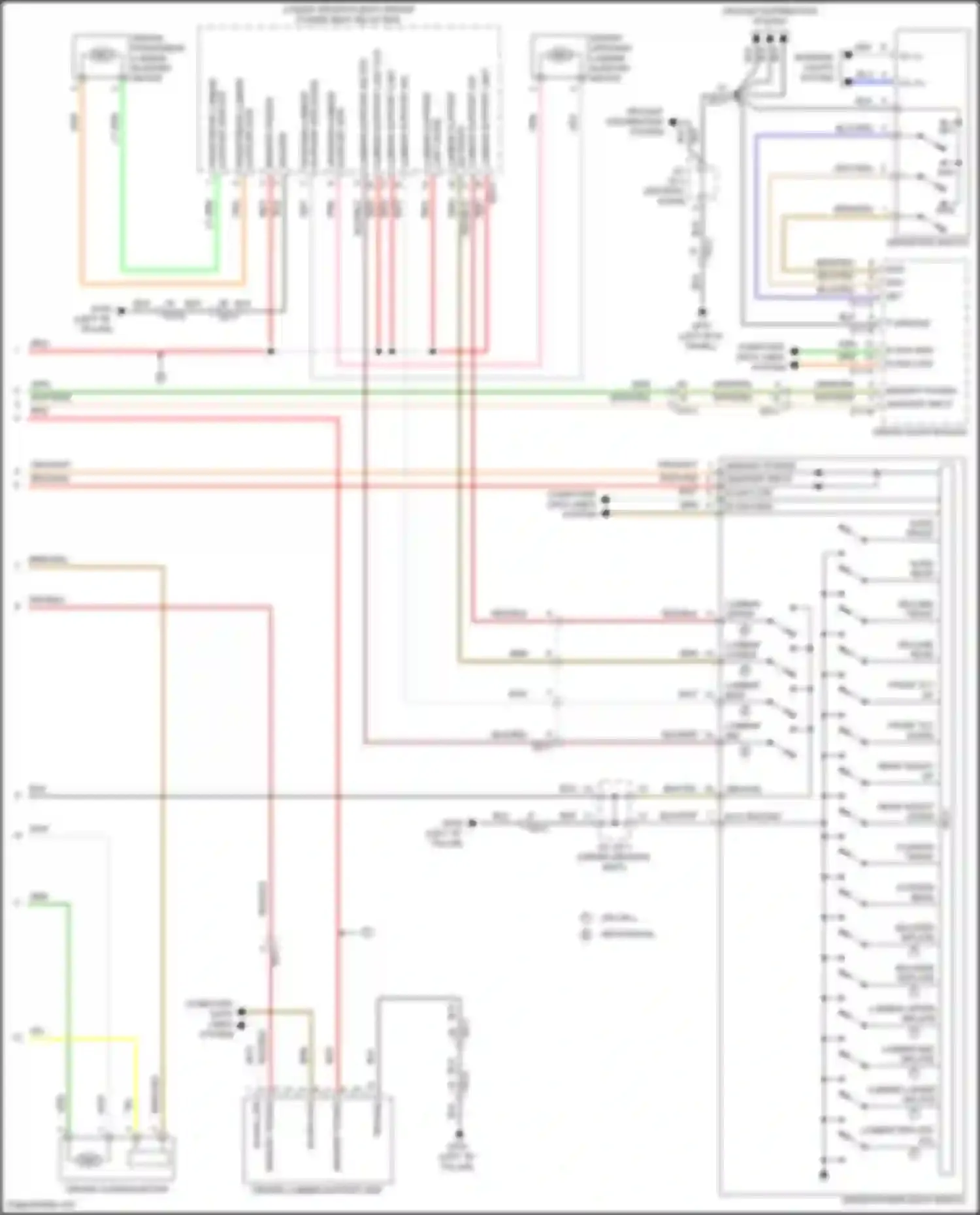 Wiring diagram driver door module for Genesis G80 I (2016-2020) (13 of 17)