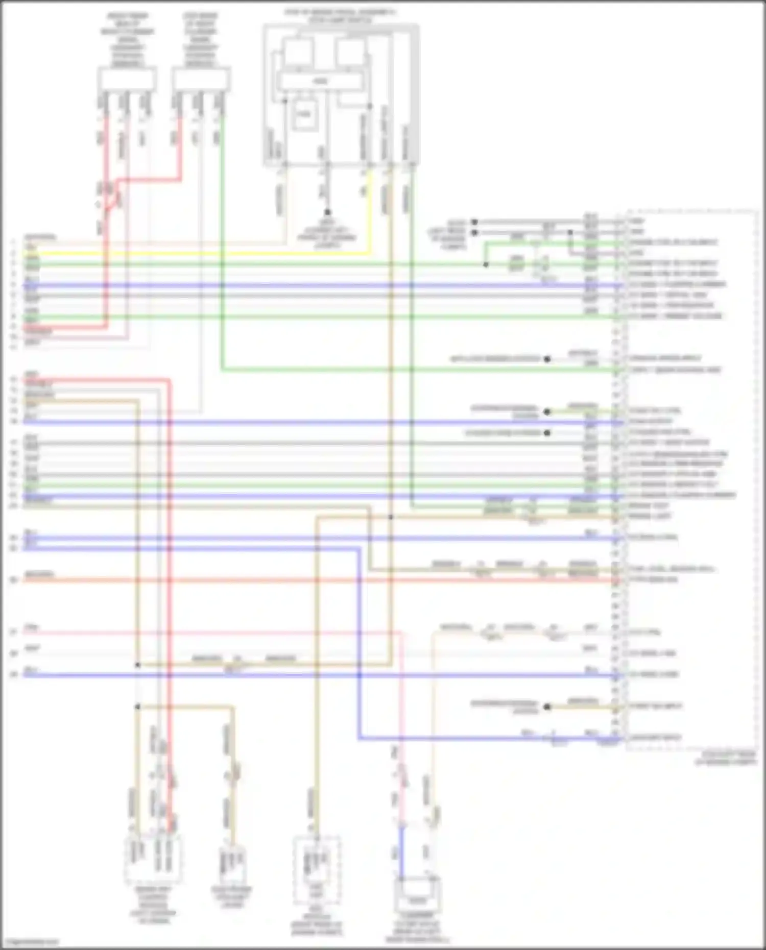 Wiring diagram electronic atm shift lever for Genesis G80 I (2016-2020) (19 of 19)