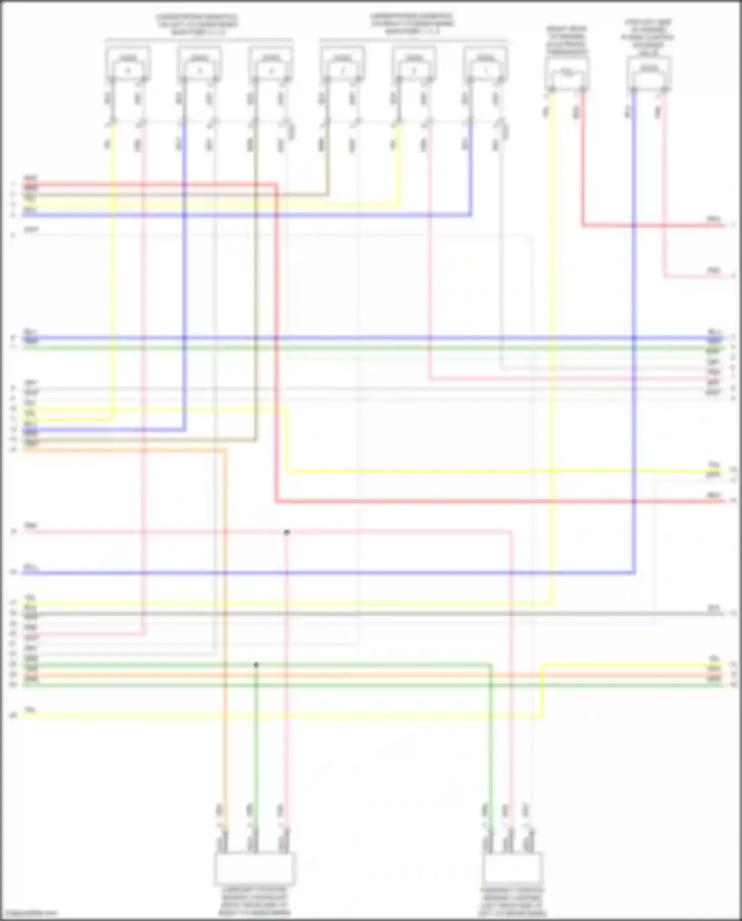 Wiring diagram electronic thermostat for Genesis G80 I (2016-2020) (1 of 3)