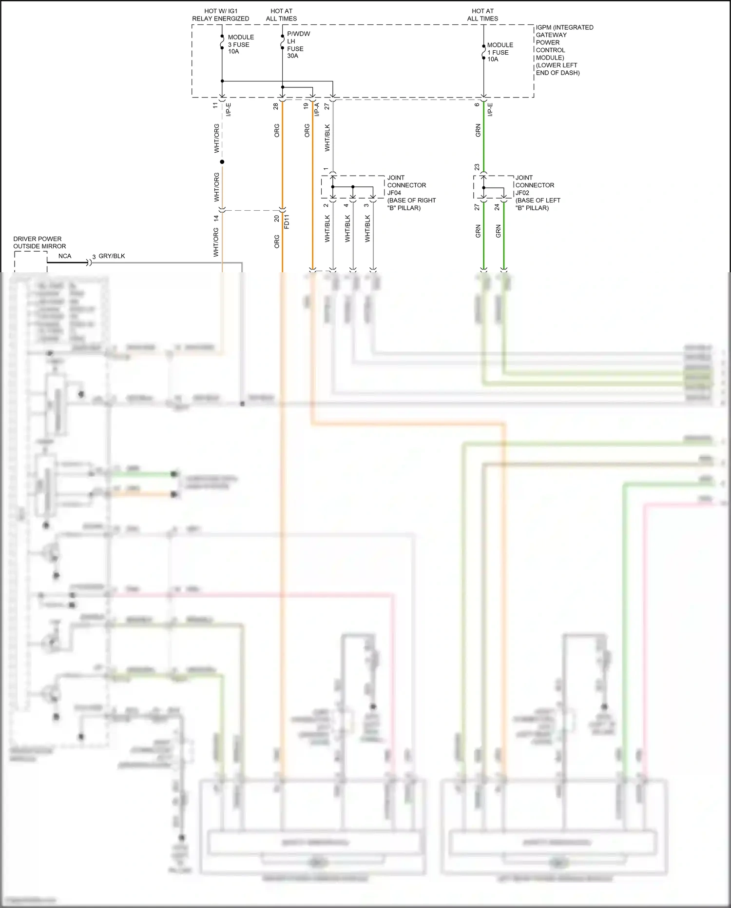 Genesis G80 I (2016-2020) enable wiring diagram  (1 of 4)
