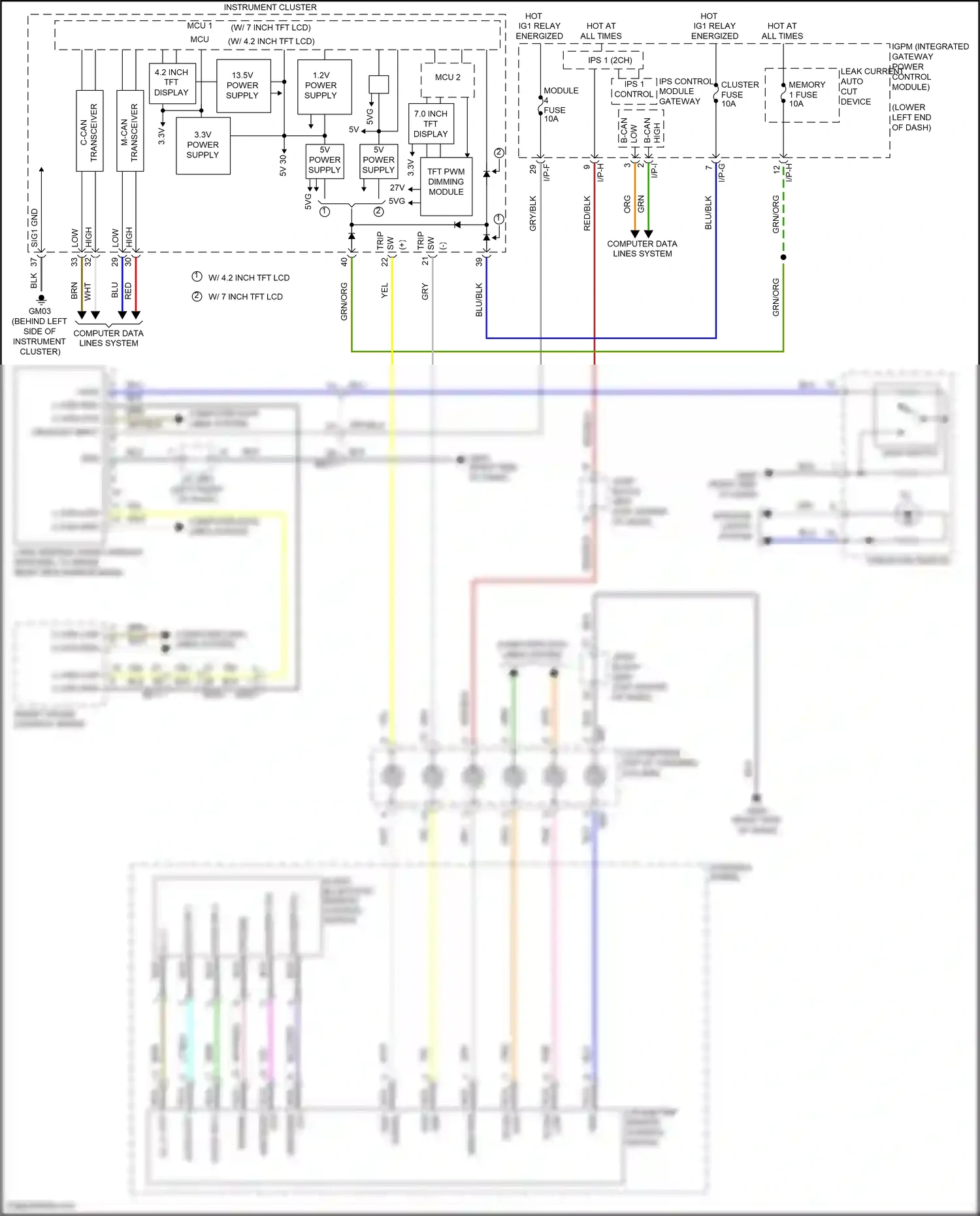 Genesis G80 I (2016-2020) encoder wiring diagram  (2 of 10)