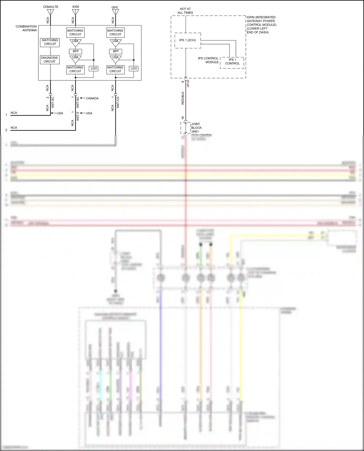 Genesis G80 I (2016-2020) encoder wiring diagram  (3 of 10)