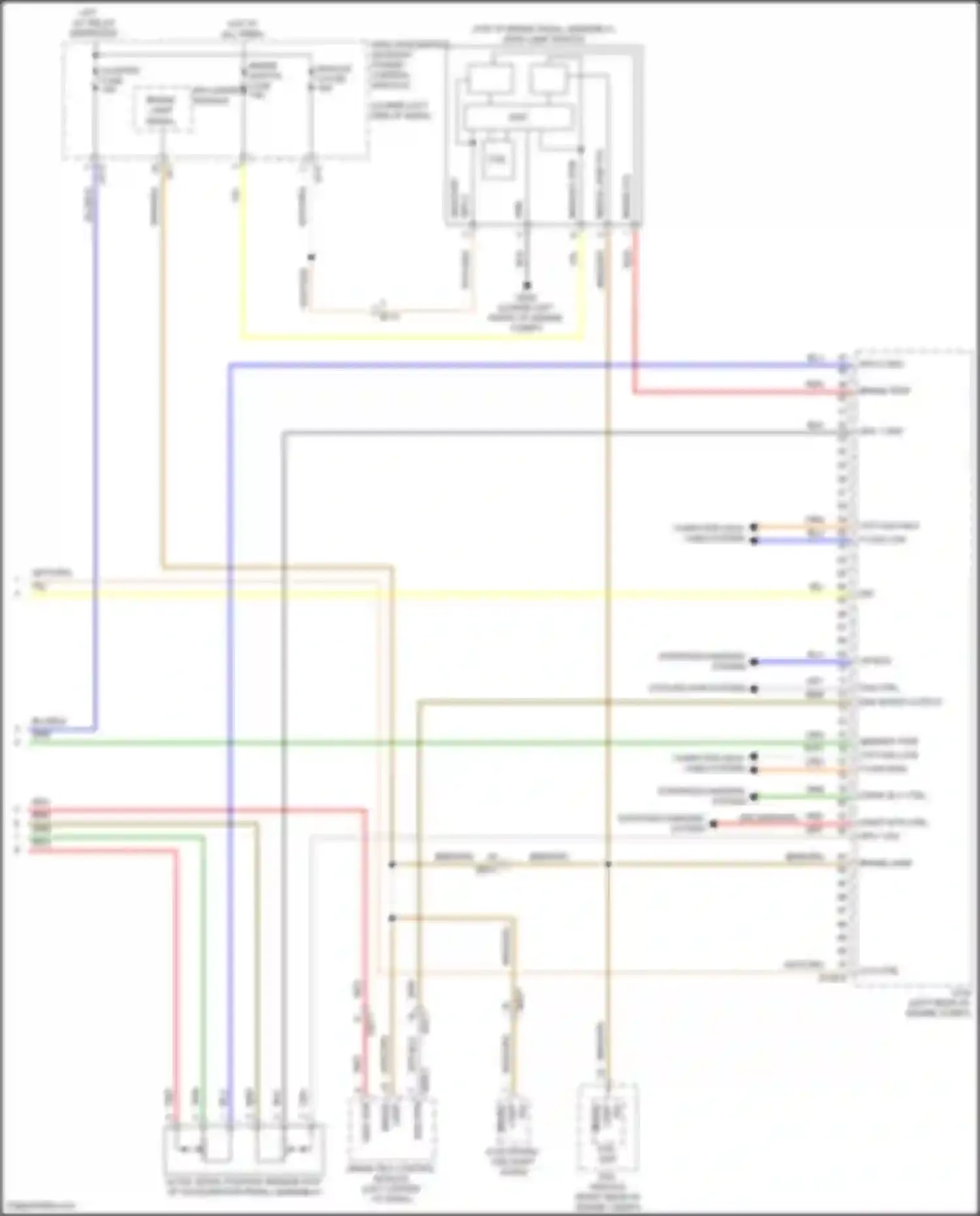 Wiring diagram fan ctrl for Genesis G80 I (2016-2020) (1 of 2)