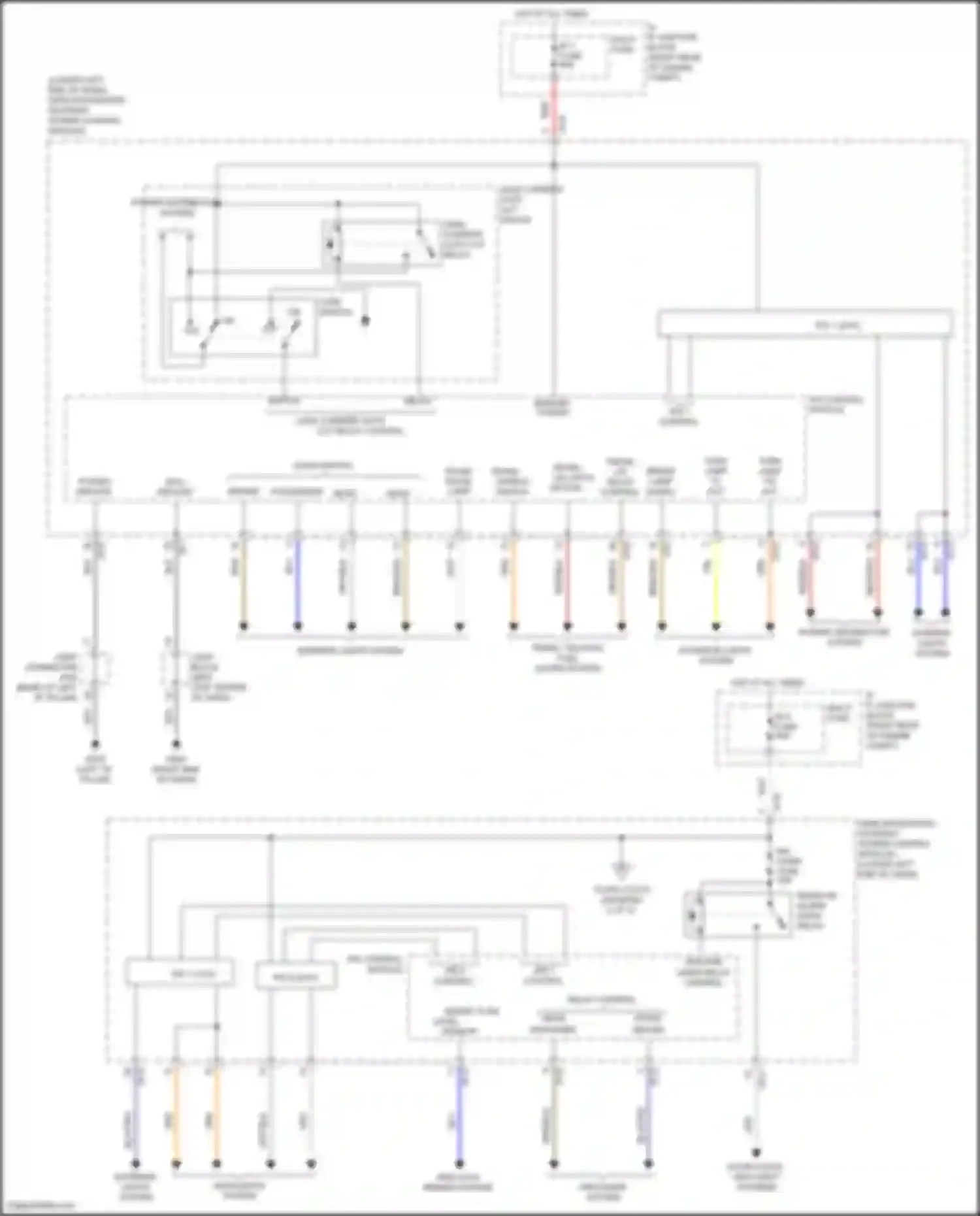 Wiring diagram front deicer for Genesis G80 I (2016-2020) (3 of 3)