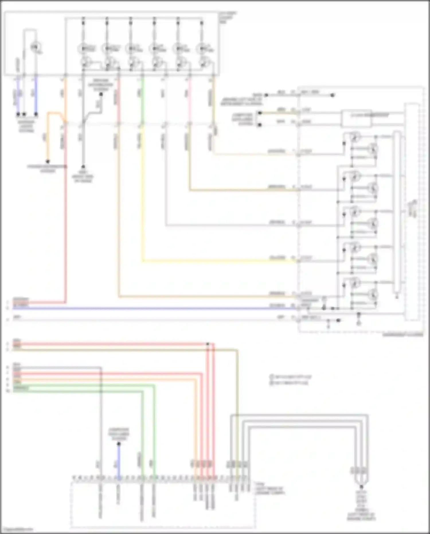 Wiring diagram ground distribution system for Genesis G80 I (2016-2020) (1 of 33)