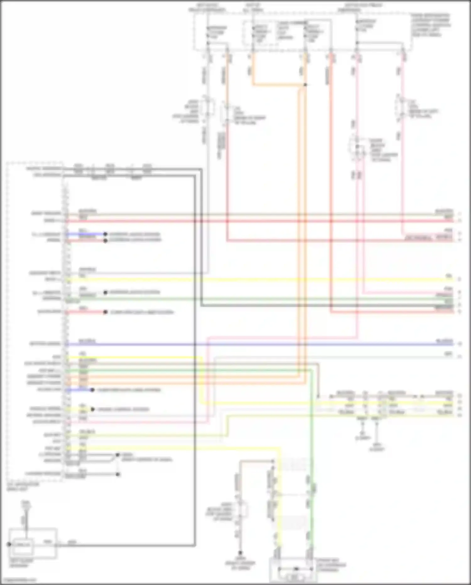 Wiring diagram hot w/ acc relay energized for Genesis G80 I (2016-2020) (6 of 13)