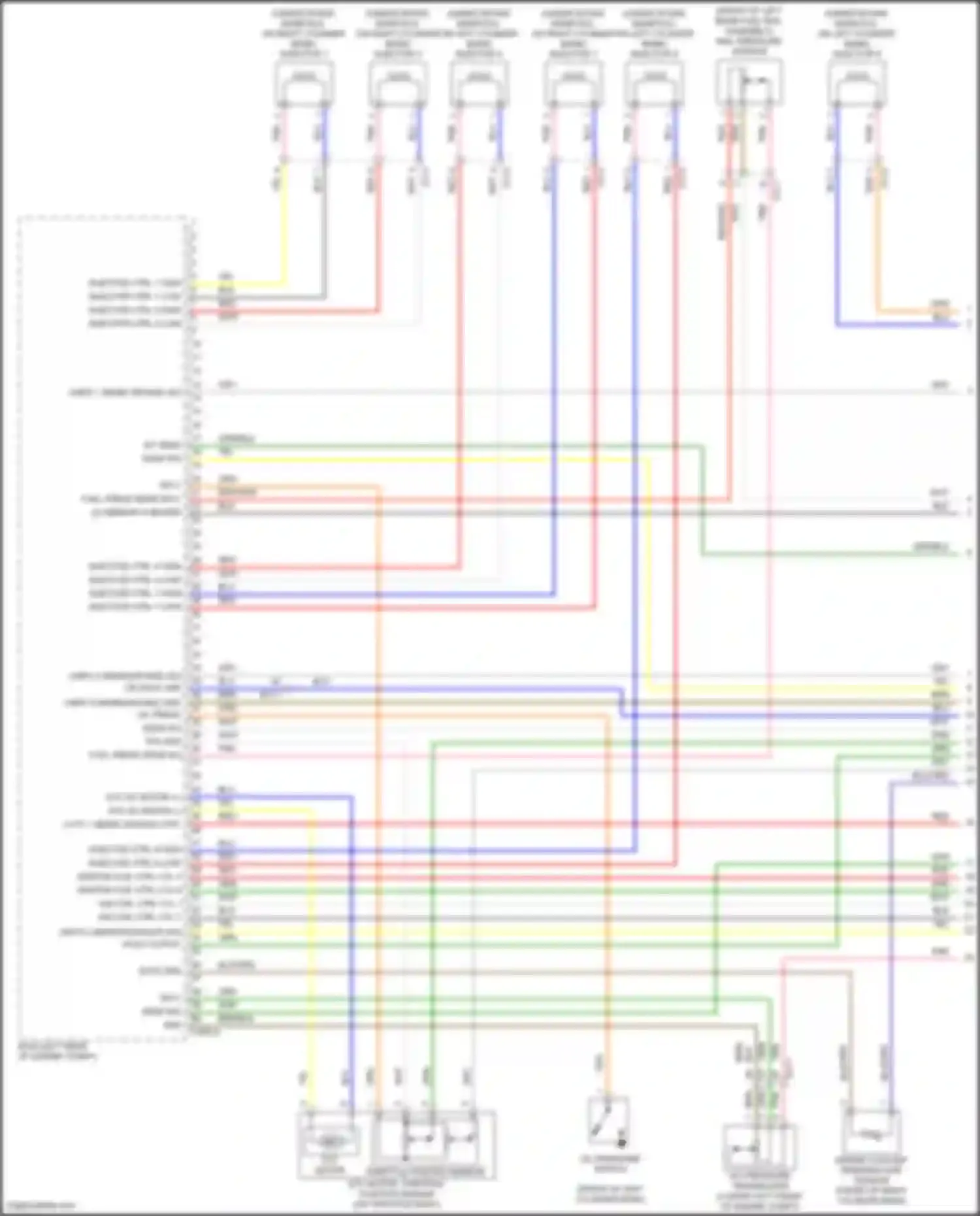 Wiring diagram ignition coil ctrl cyl 6 for Genesis G80 I (2016-2020) (3 of 3)