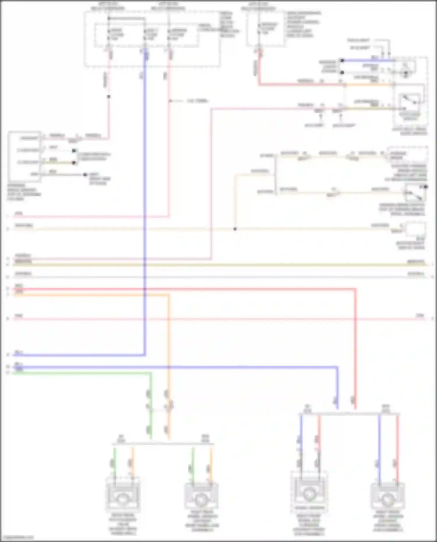 Wiring diagram metal core block 2 for Genesis G80 I (2016-2020) (11 of 25)