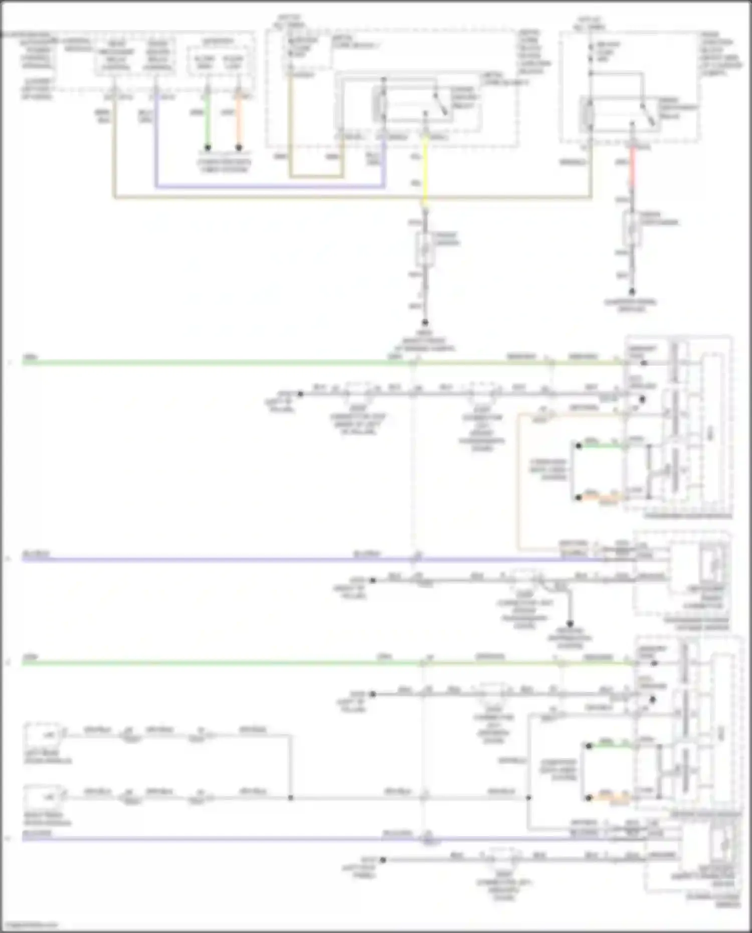 Wiring diagram metal core block 2 for Genesis G80 I (2016-2020) (16 of 25)