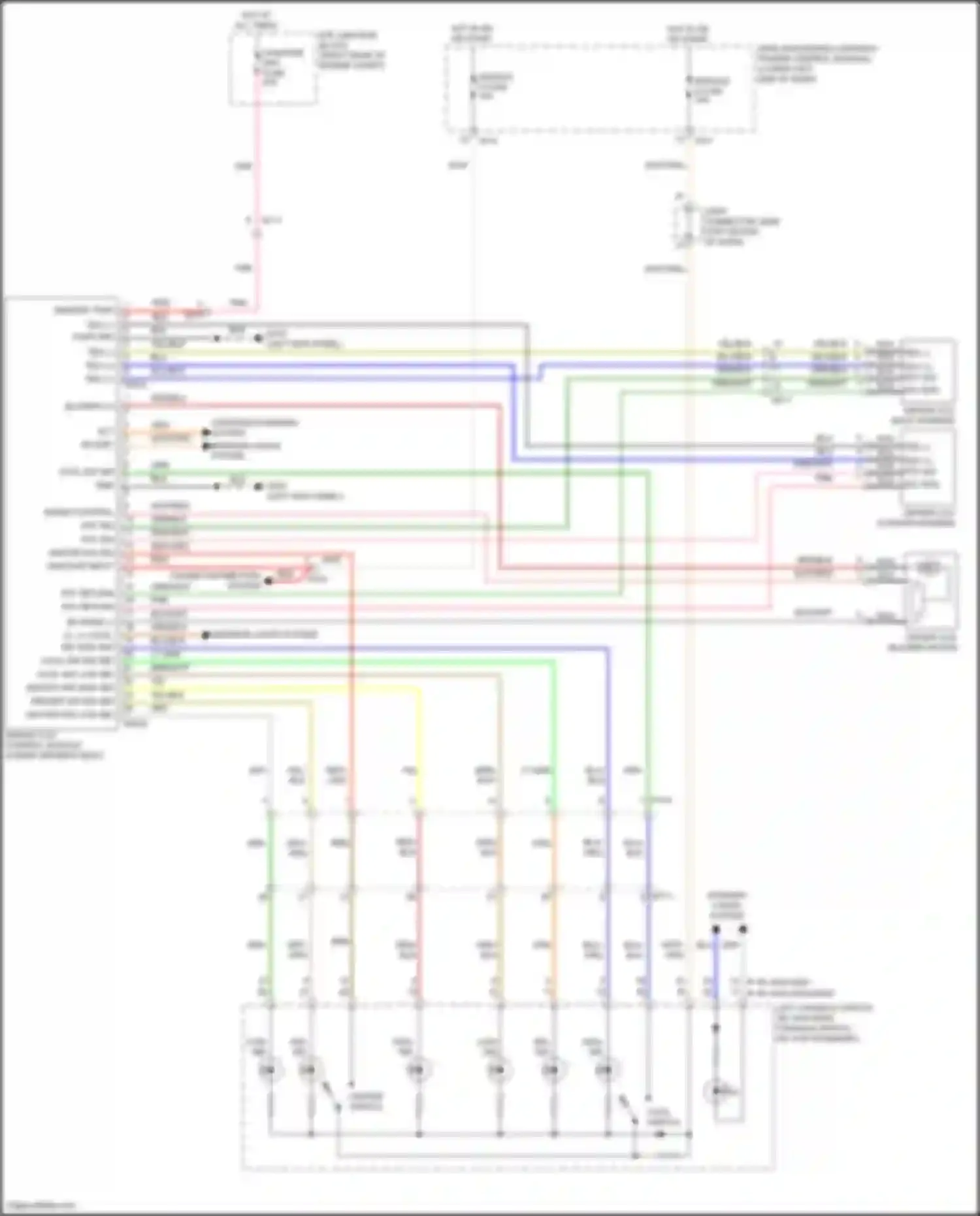 Wiring diagram module 4 fuse for Genesis G80 I (2016-2020) (3 of 13)