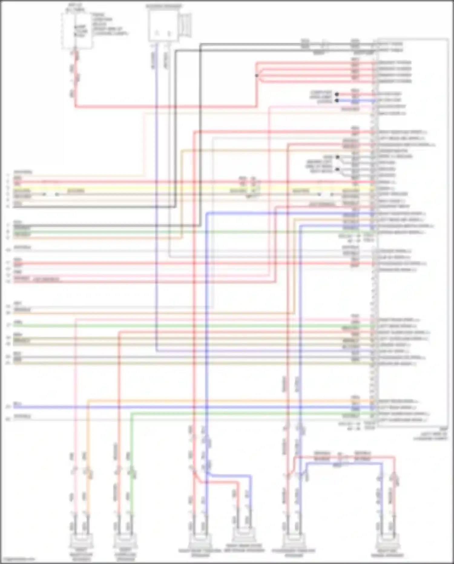 Wiring diagram most cable for Genesis G80 I (2016-2020) (3 of 20)