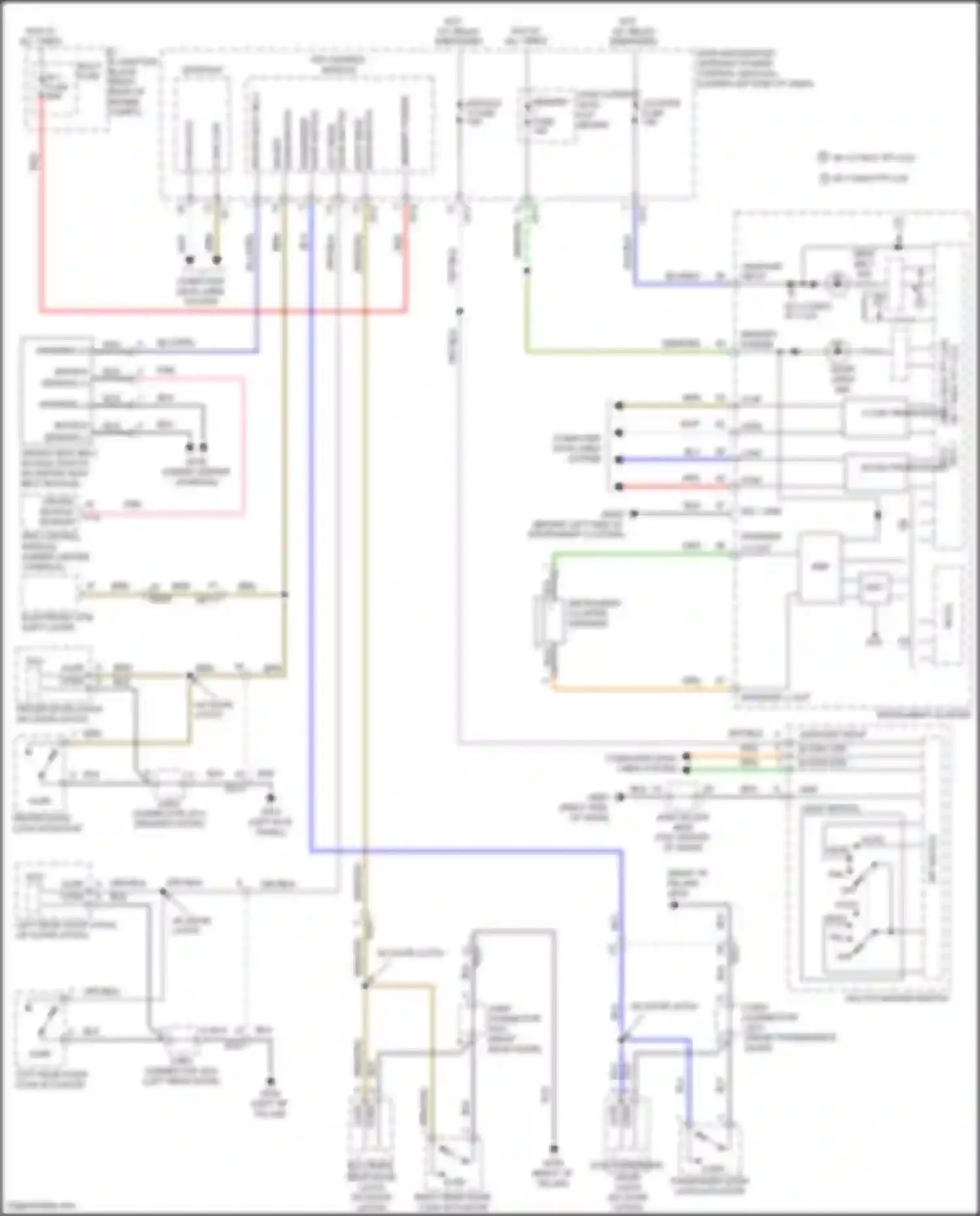 Wiring diagram multi fuse for Genesis G80 I (2016-2020) (1 of 19)