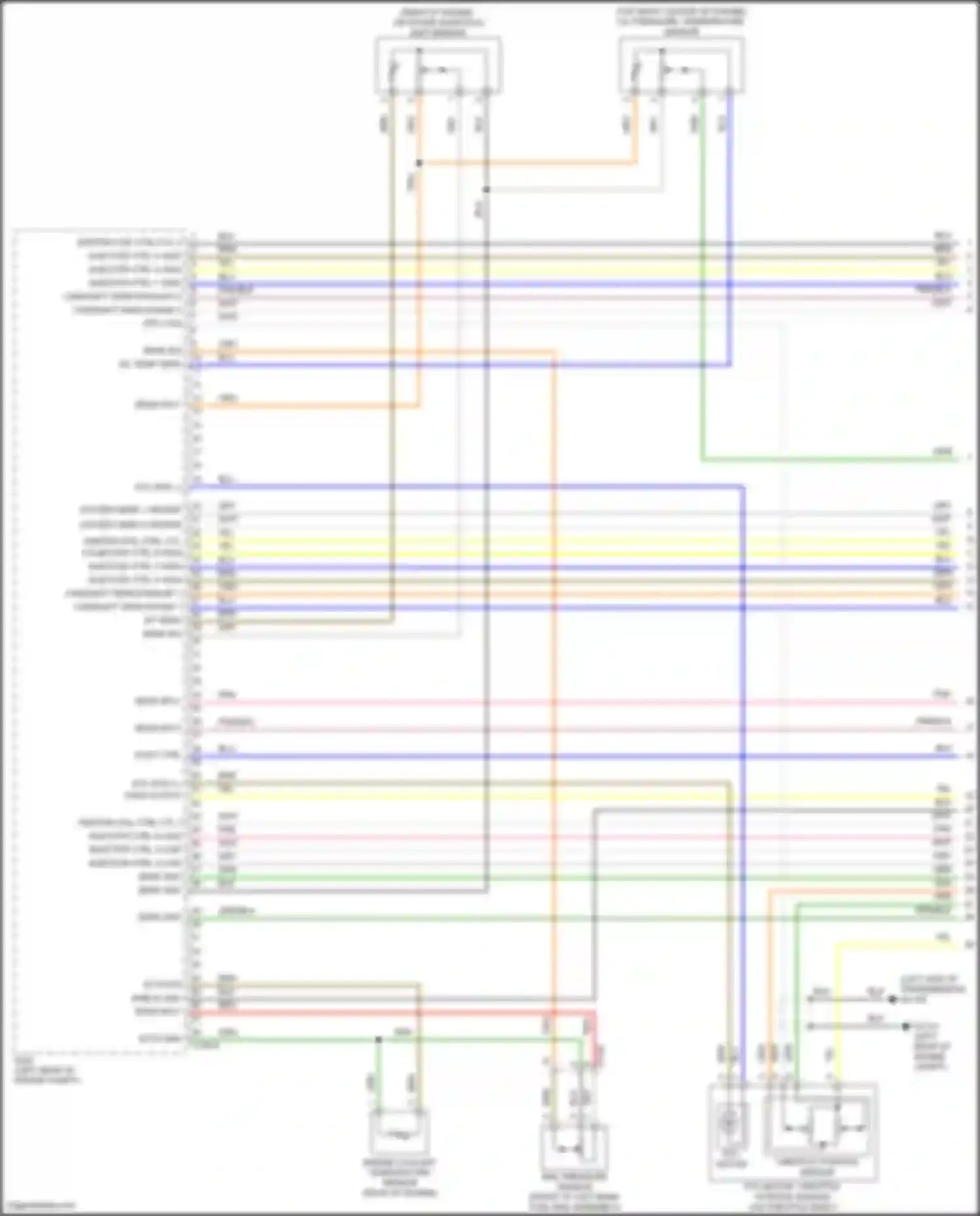 Wiring diagram oxygen sens 2 heater for Genesis G80 I (2016-2020) (1 of 1)