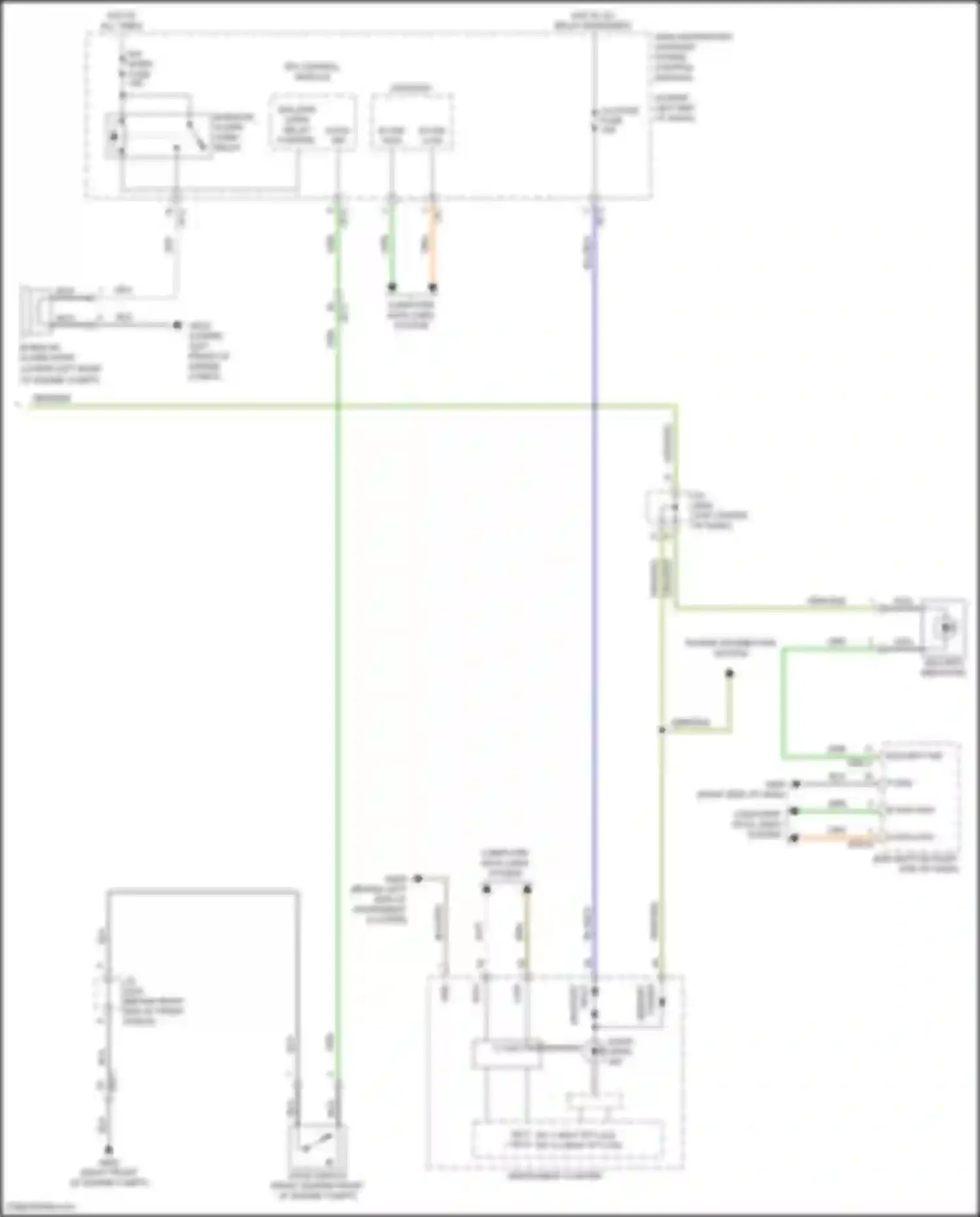 Wiring diagram power distribution system for Genesis G80 I (2016-2020) (6 of 12)