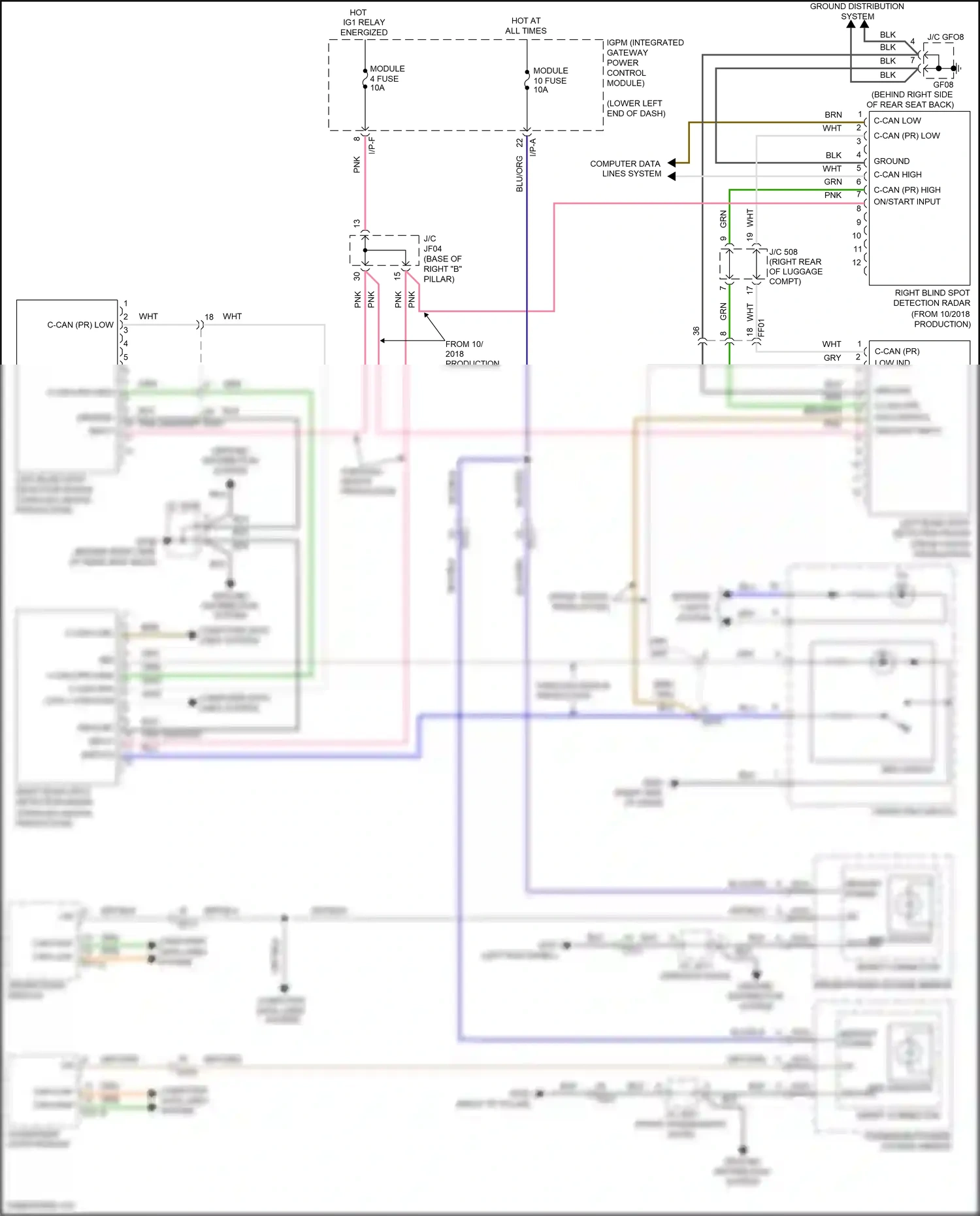 Genesis G80 I (2016-2020) switch wiring diagram  (1 of 7)