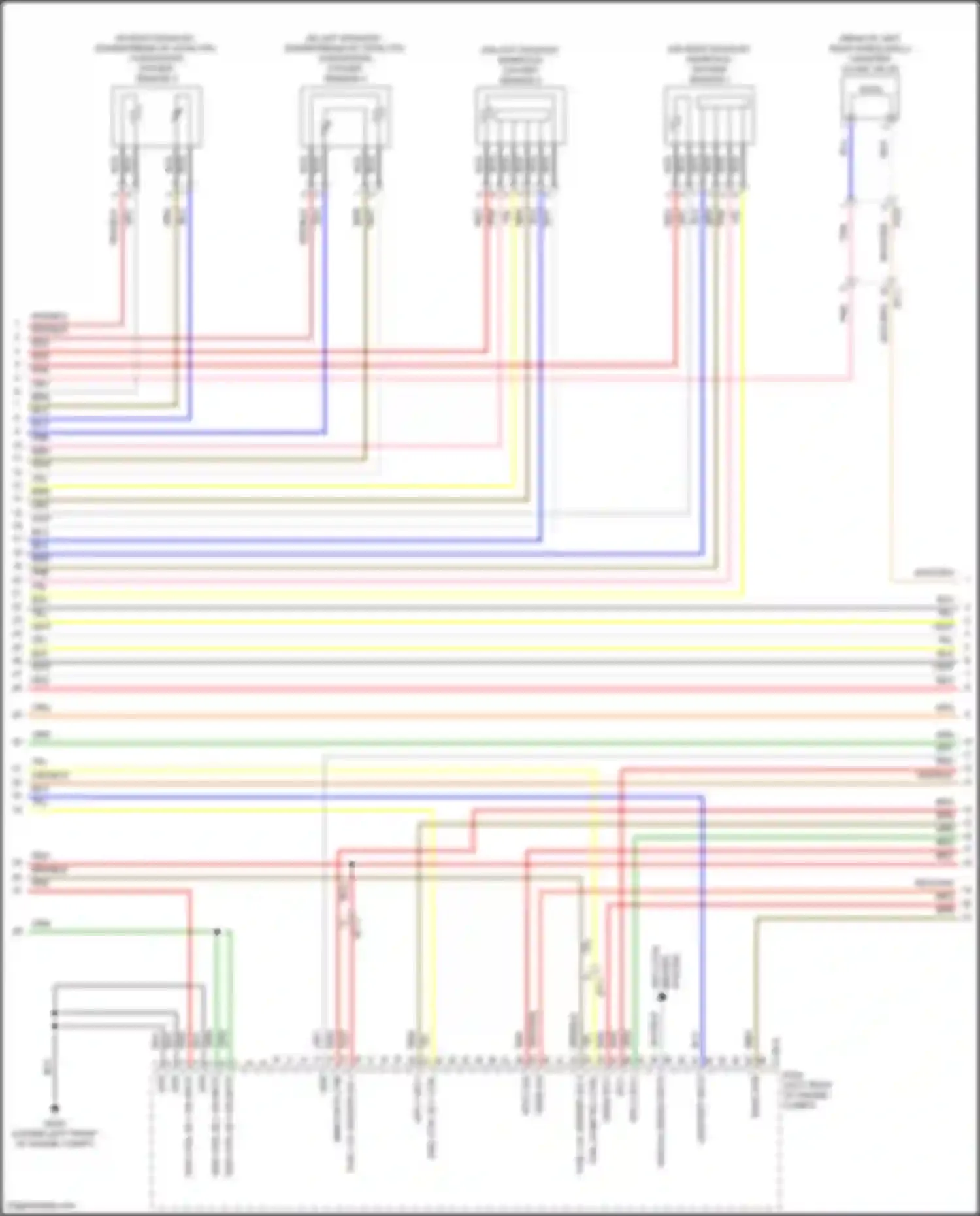 Wiring diagram vehicle speed input for Genesis G80 I (2016-2020) (2 of 3)