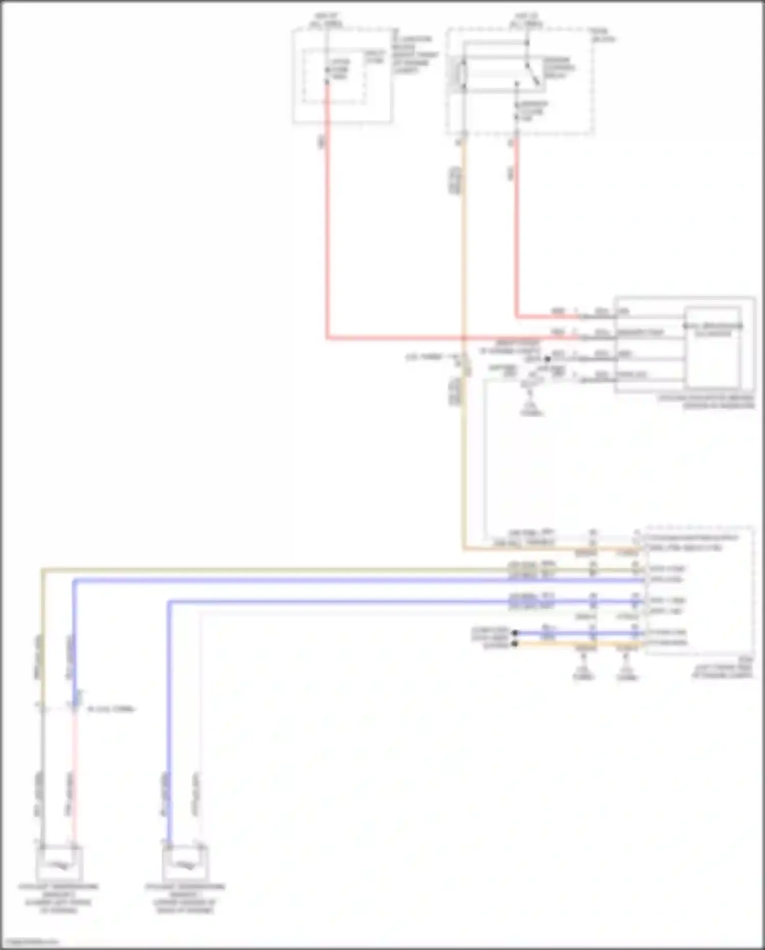 G80 Genesis II (2020-2024): Cooling fan circuit