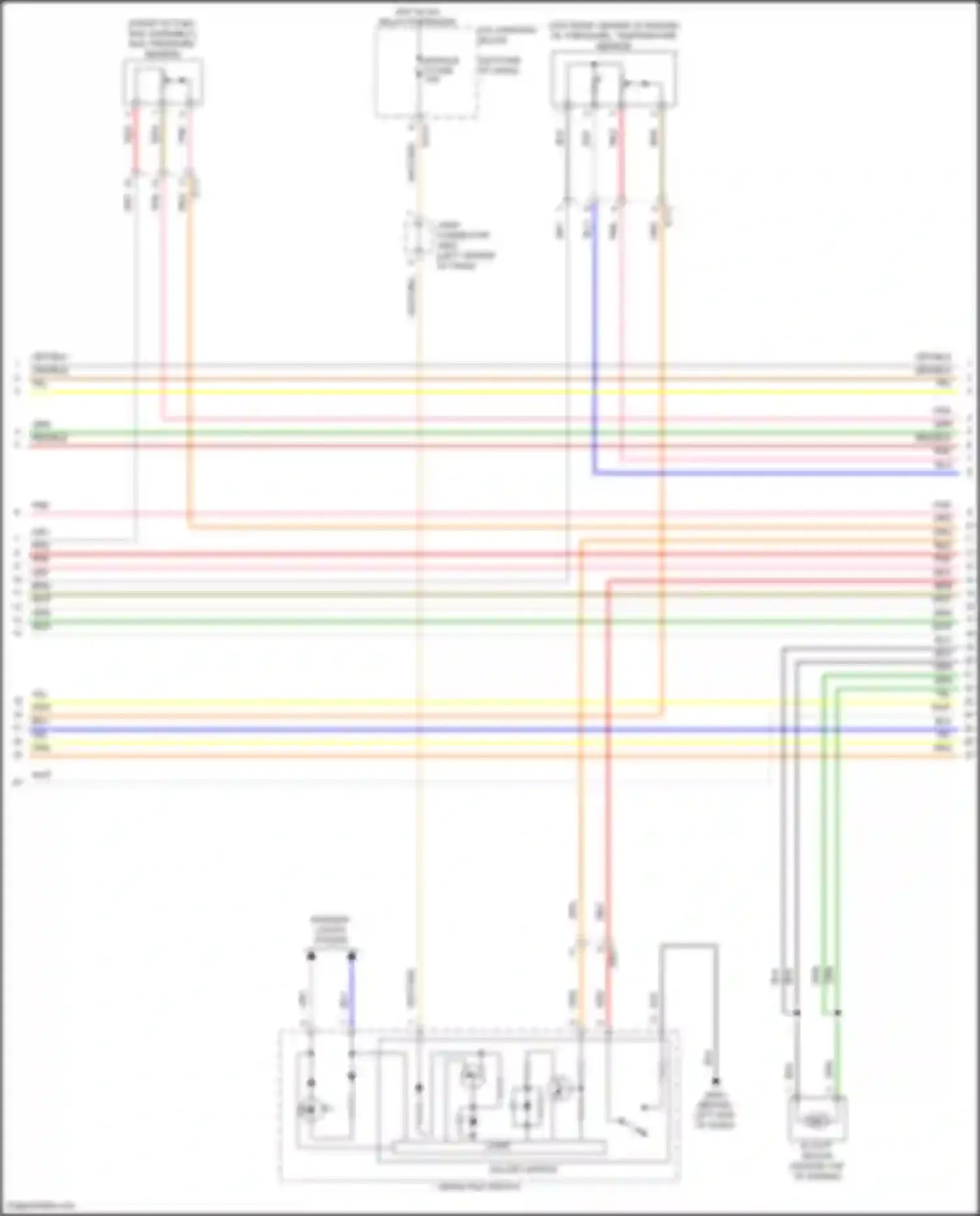 G80 Genesis II (2020-2024): Wiring diagram engine performance 2.5l turbo, engine controls circuit (3 of 9)
