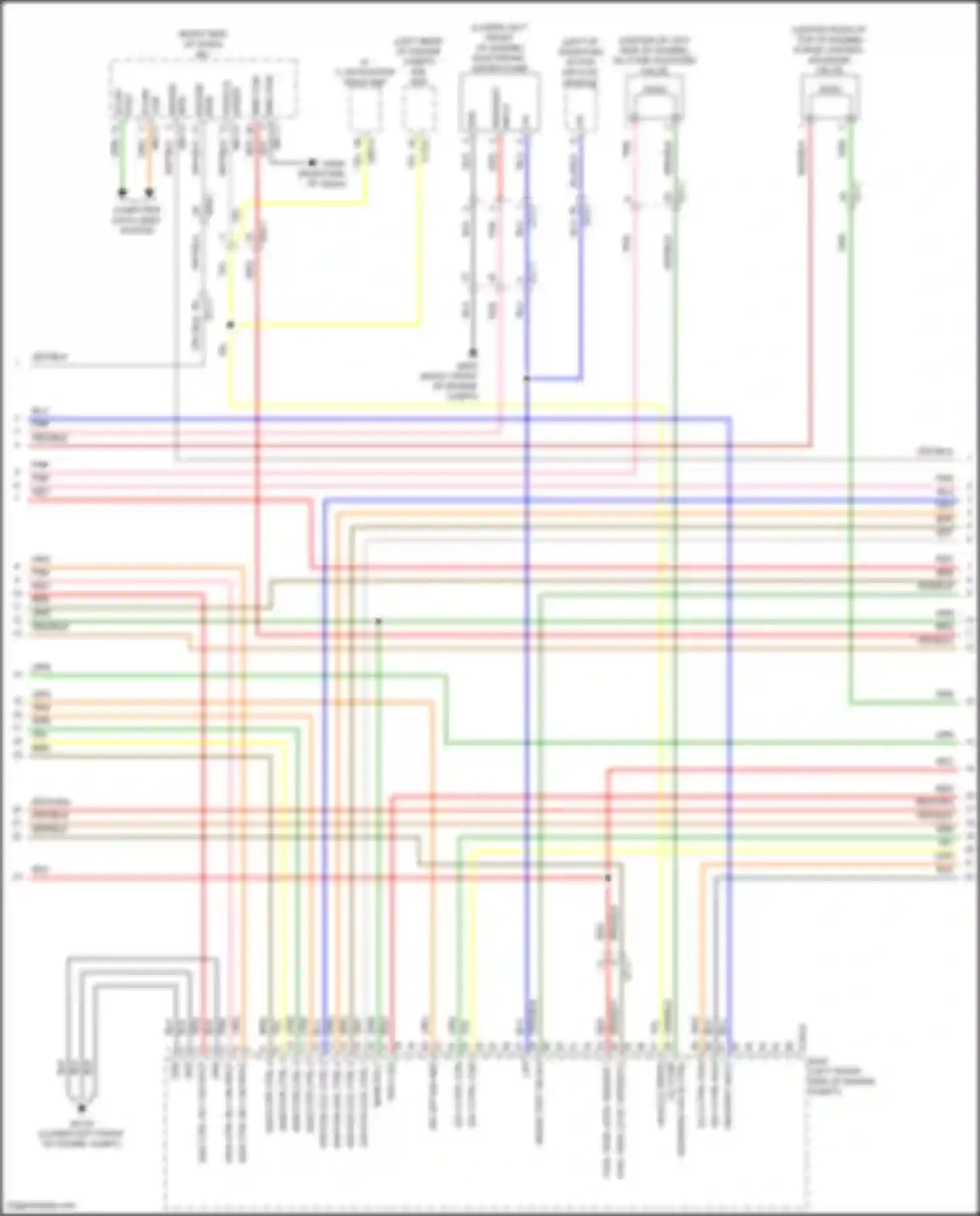 G80 Genesis II (2020-2024): Wiring diagram engine performance 2.5l turbo, engine controls circuit (7 of 9)