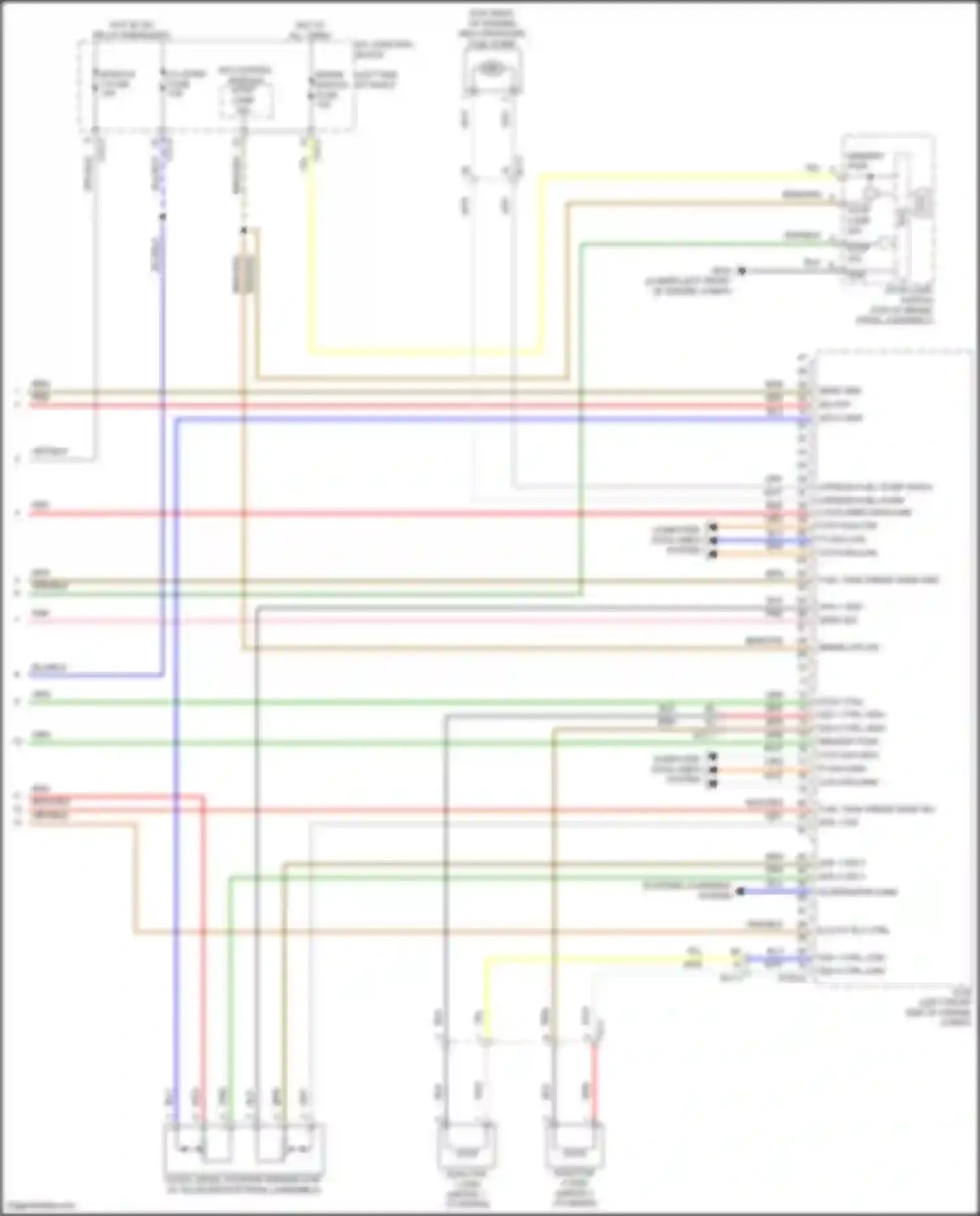 G80 Genesis II (2020-2024): Wiring diagram engine performance 2.5l turbo, engine controls circuit (9 of 9)
