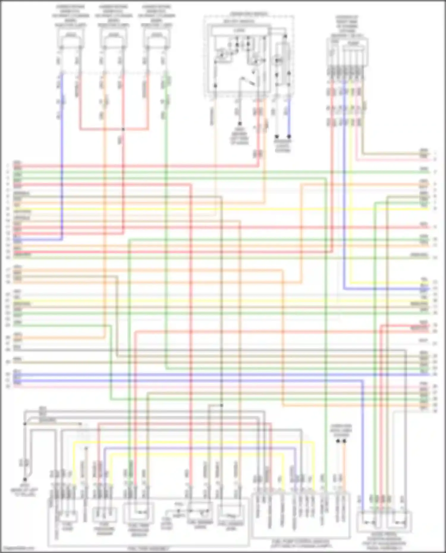 G80 Genesis II (2020-2024): Wiring diagram engine performance 3.5l turbo, engine controls circuit (7 of 8)